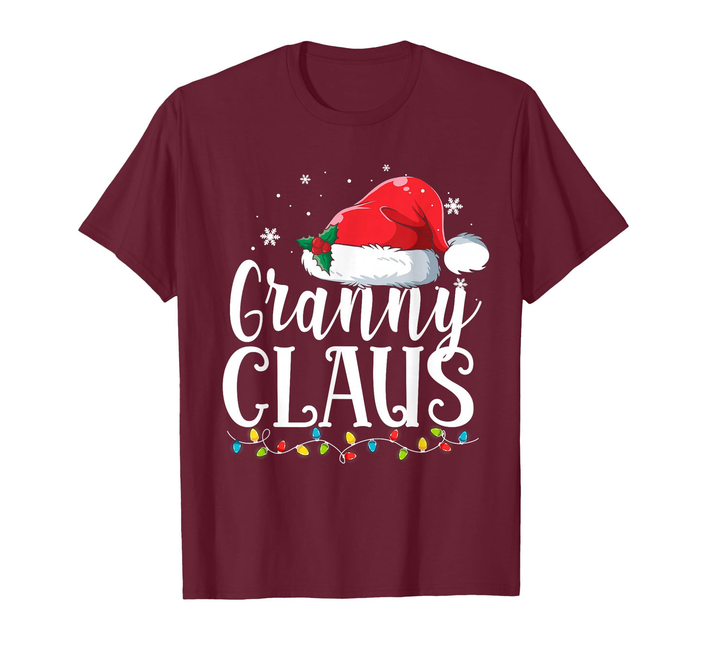 Granny Claus Christmas Family Matching Pajamas Funny Xmas T-Shirt