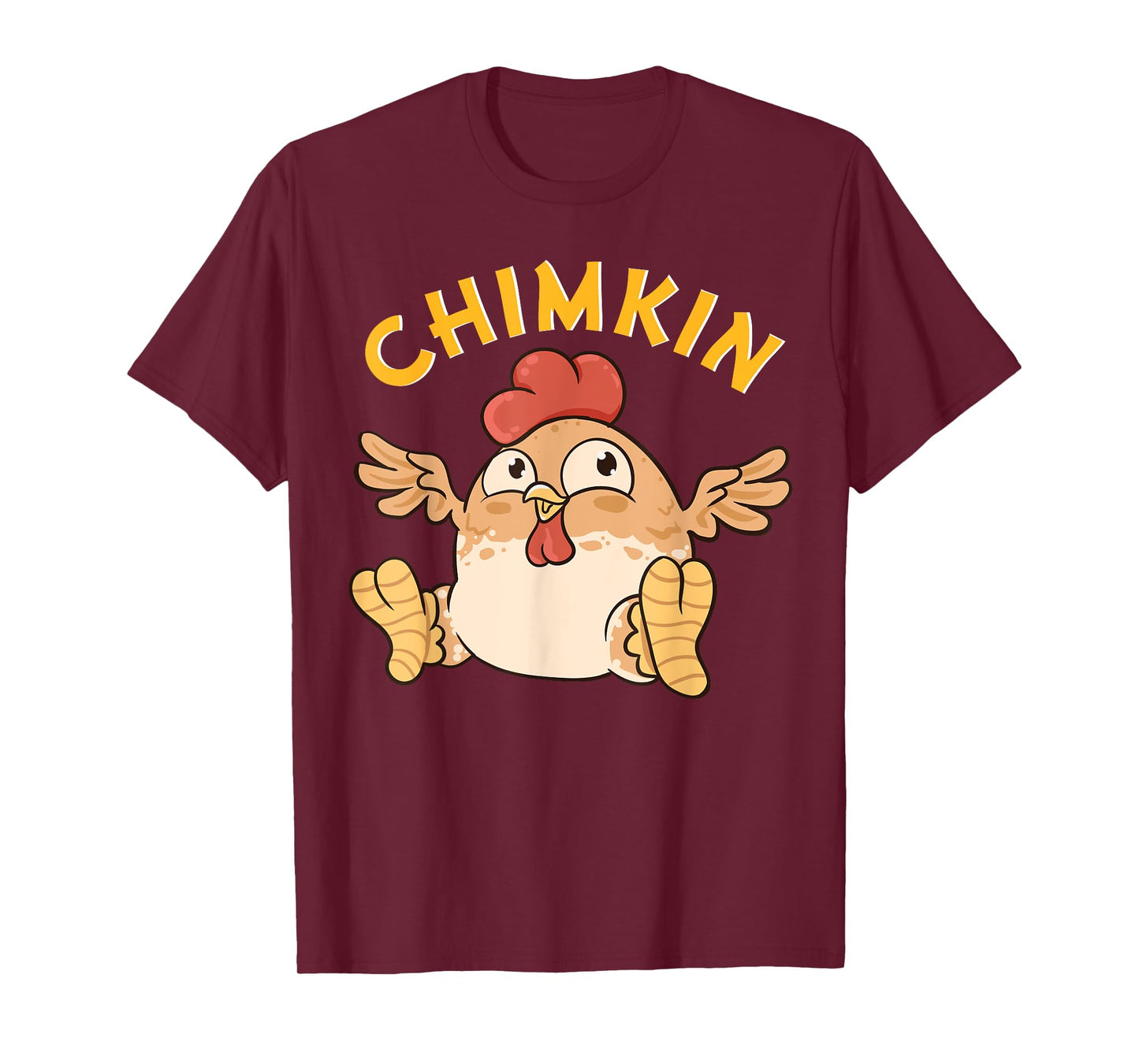 Chimkin | Funny Fat Derpy Chicken Meme Chicken Lover Farmer T-Shirt