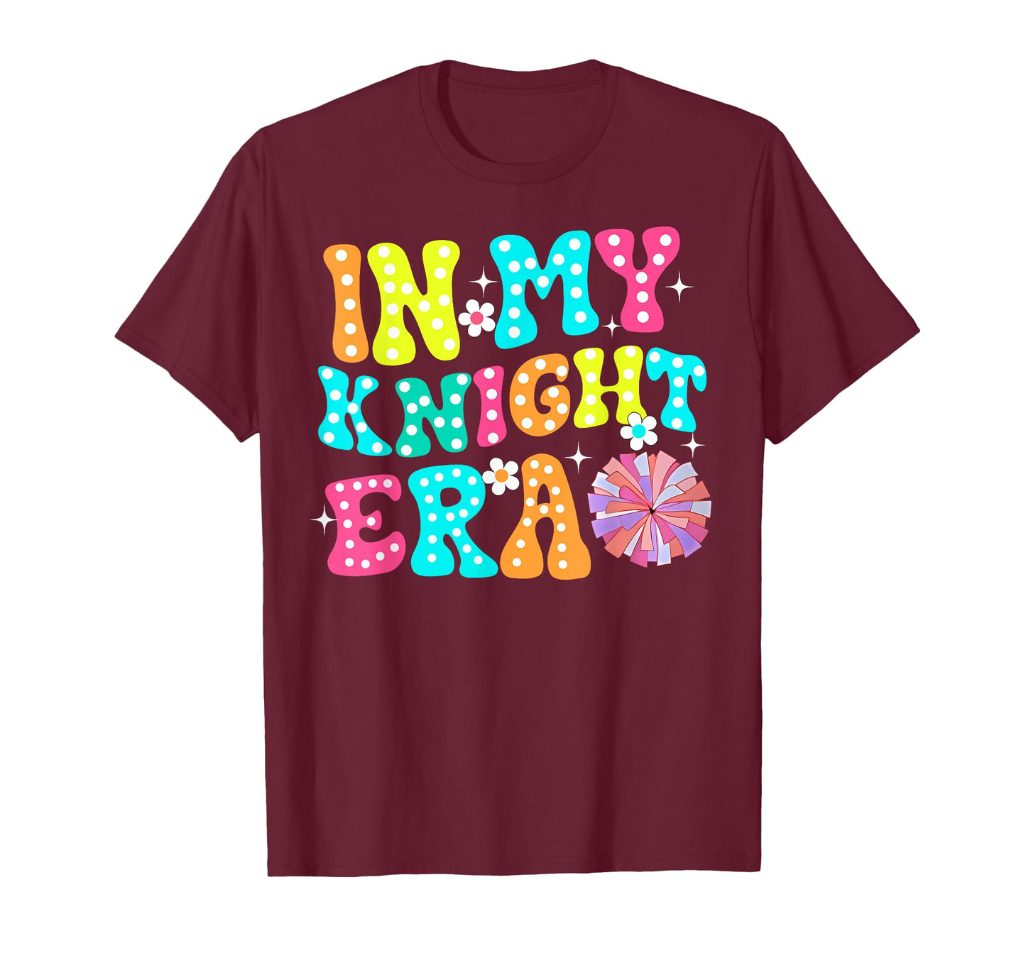In My Knights Era Back to School Spirit Game Retro Groovy T-Shirt