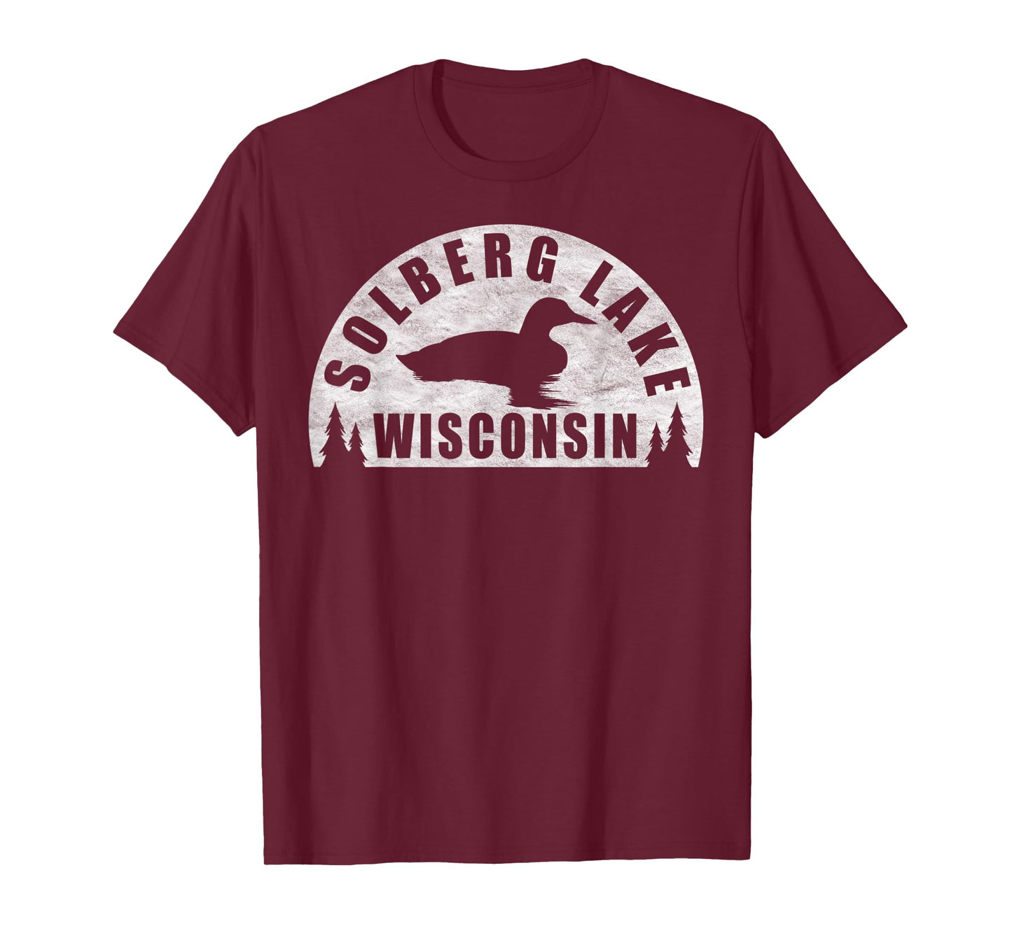 Solberg Lake Northern Wisconsin Loon T-Shirt