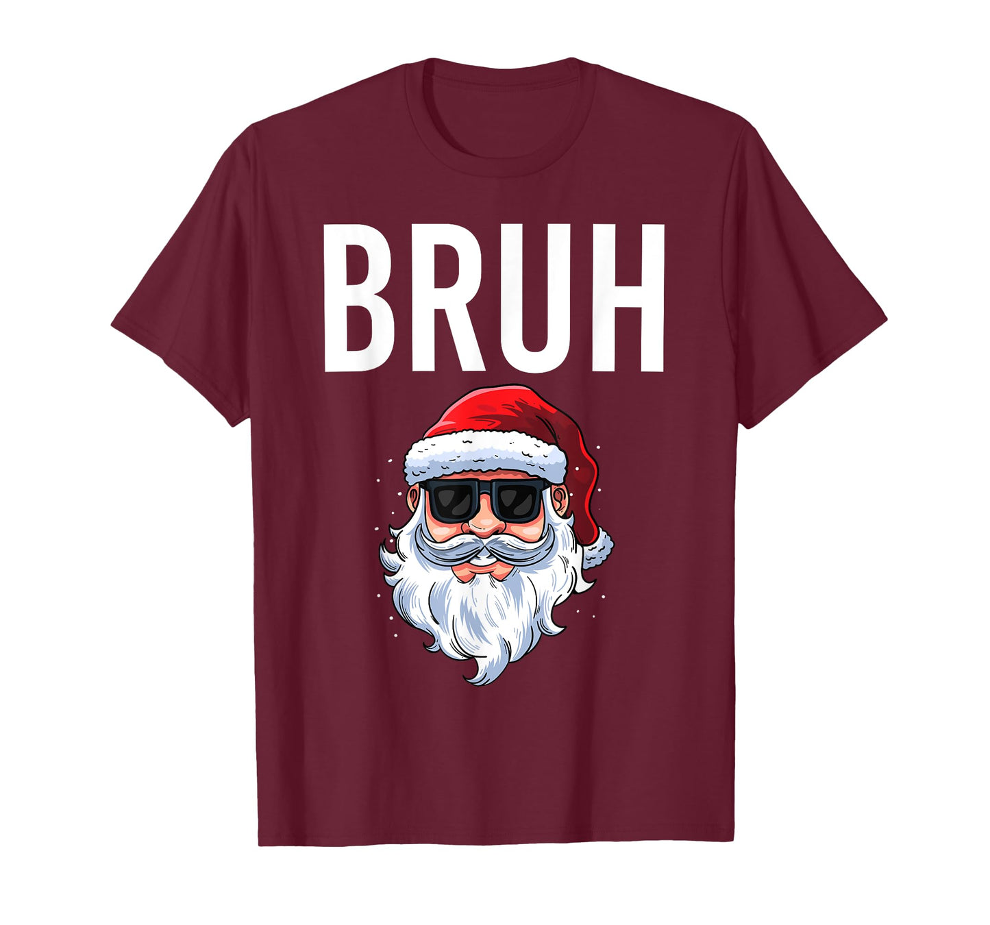 Merry Christmas Bruh Meme Funny Saying for Brother Boys Men T-Shirt