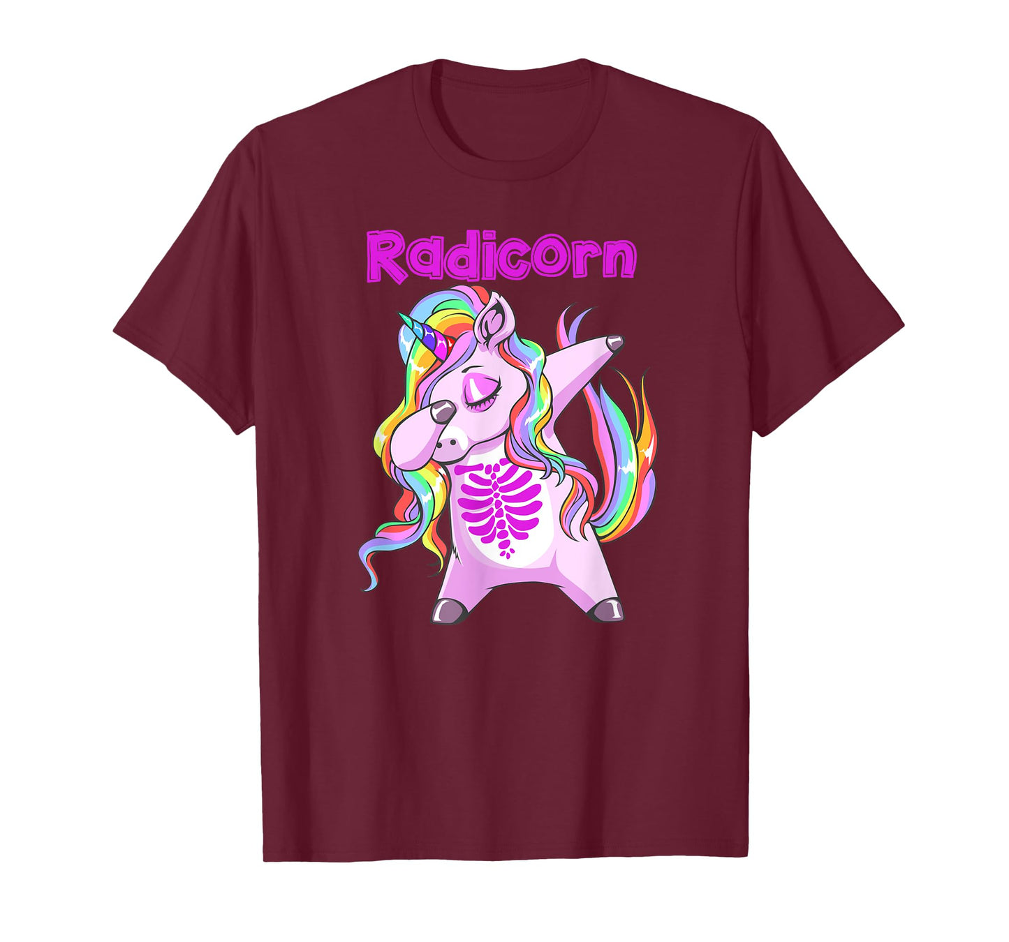 Rad Radiology Tech Dabbing Unicorn Dancing X-Ray Gift T-Shirt