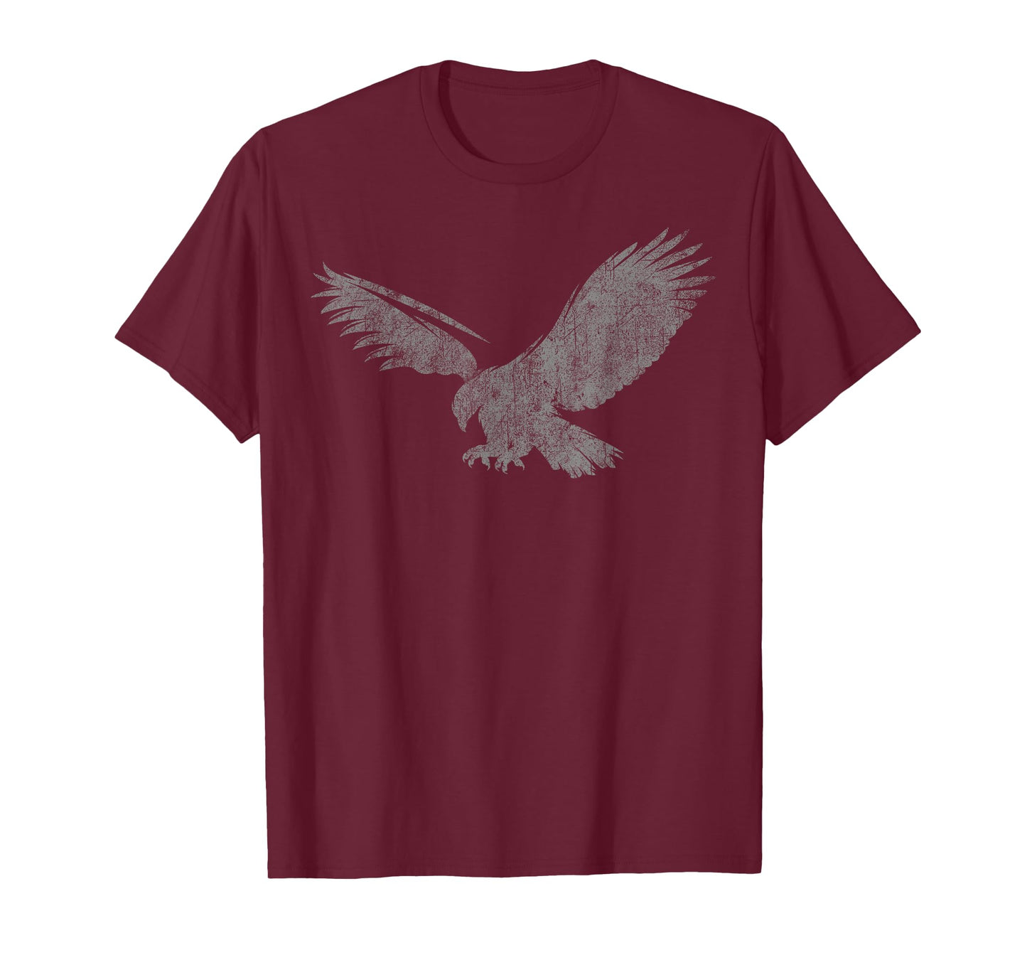 Beautiful Eagle American bird silhouette flying vintage USA T-Shirt