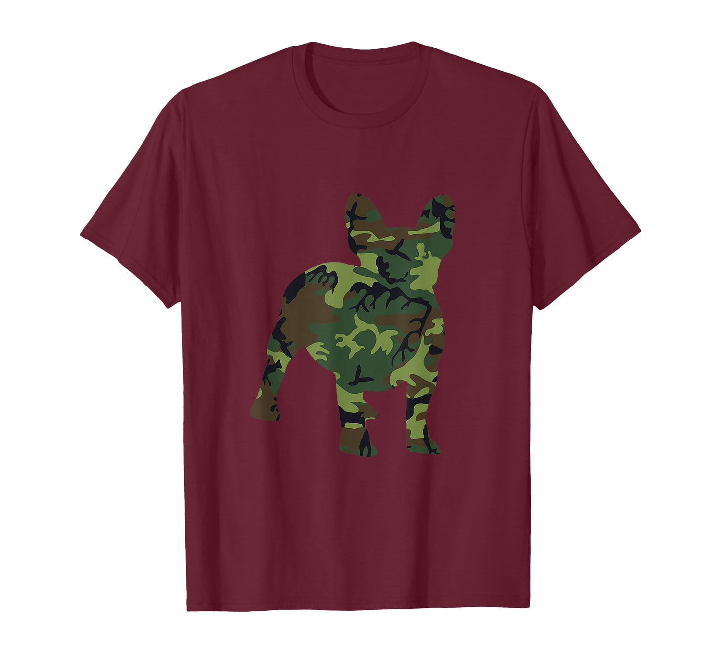 French Bulldog Camouflage Dog Camo Frenchie Army T-Shirt