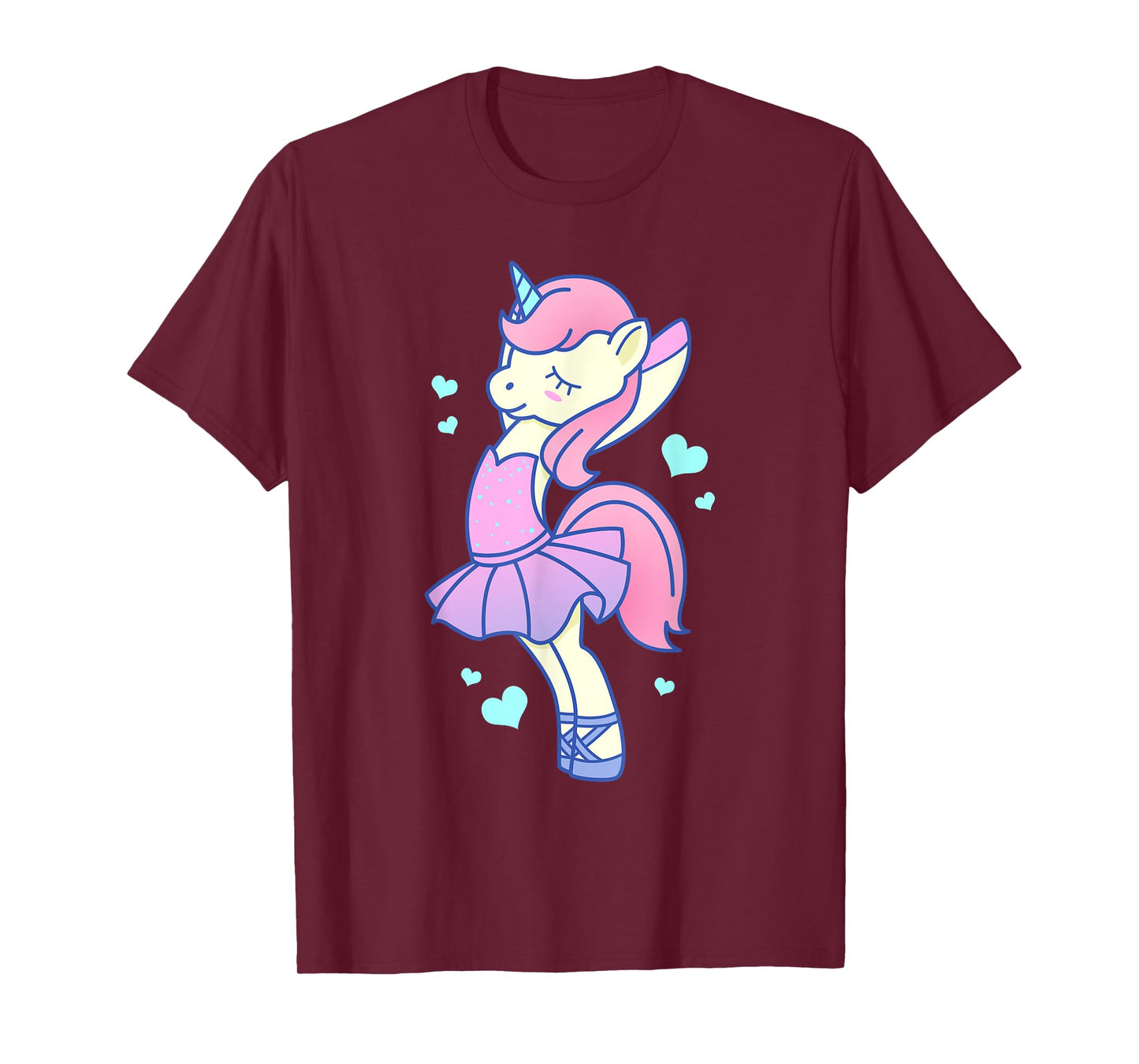 Cute Kawaii Unicorn Ballerina In Tutu - Ballet Dancer T-Shirt