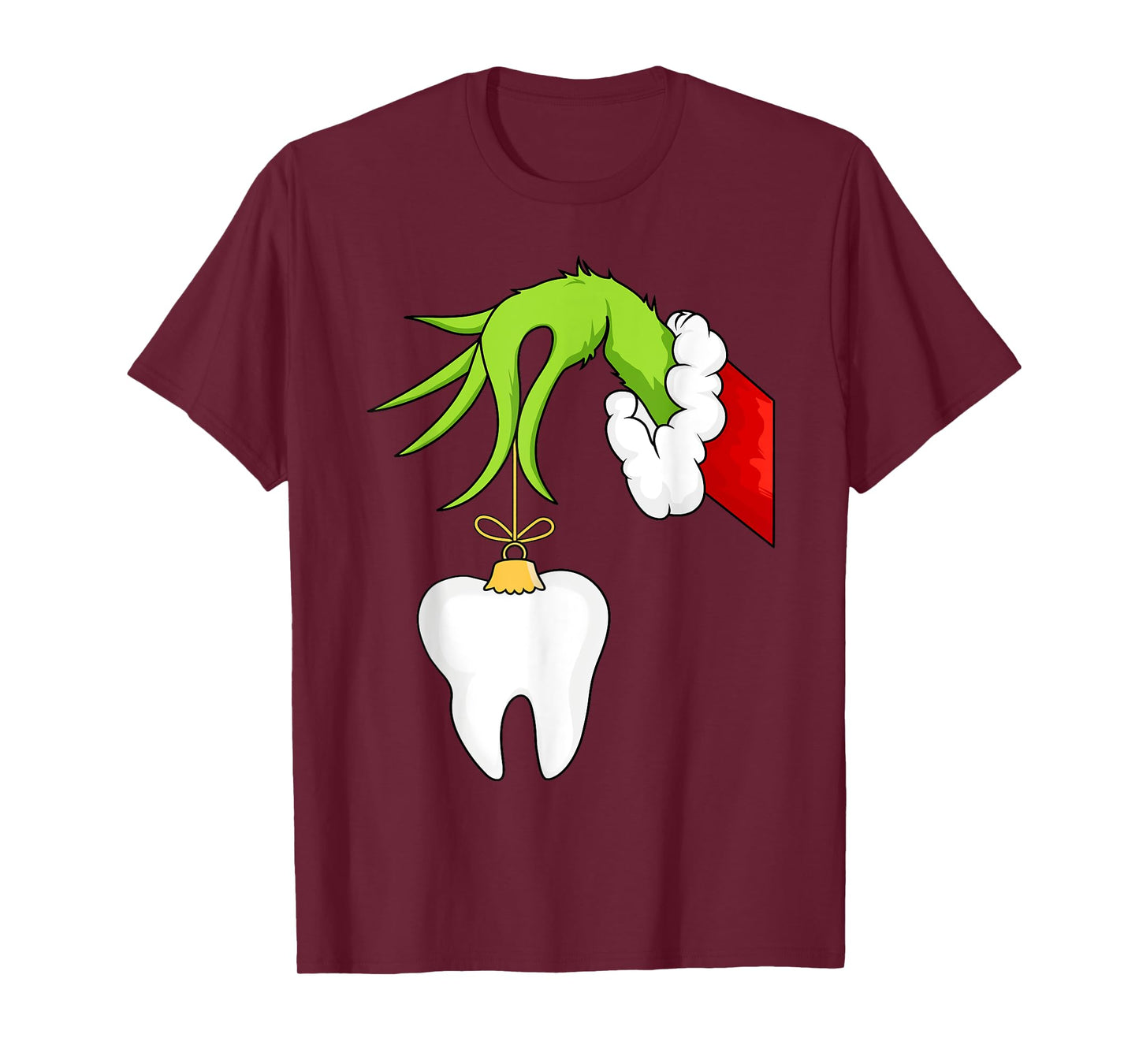 Christmas Tooth Dentist Dental Assistant Teeth Xmas Pajamas T-Shirt