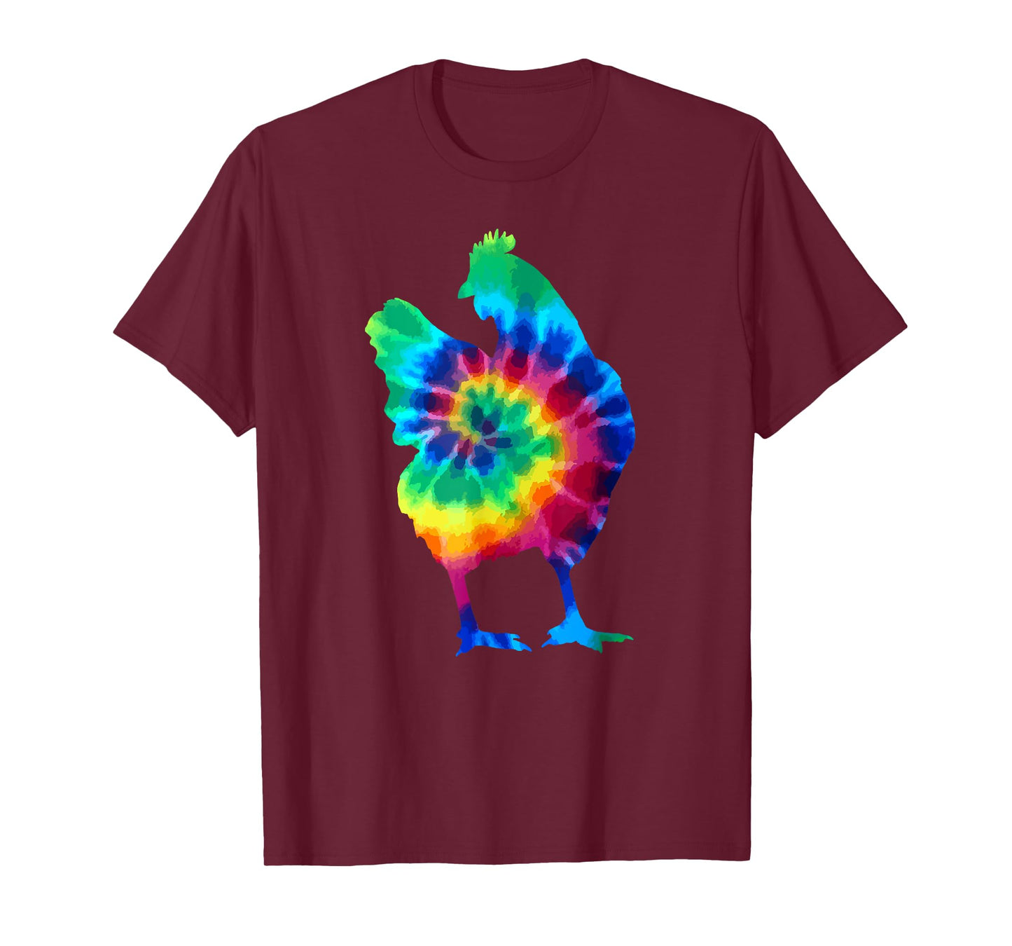 Chicken Tie Dye Vintage Hippie Chickens T-Shirt