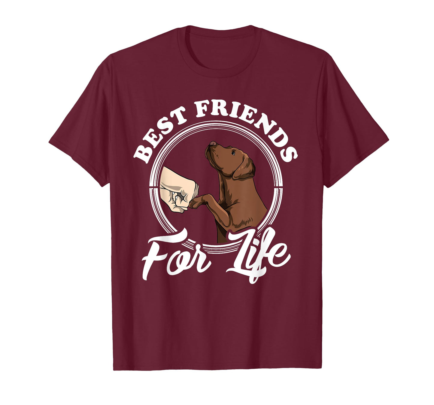 Chocolate Labrador Design Funny Chocolate Labrador Lovers T-Shirt