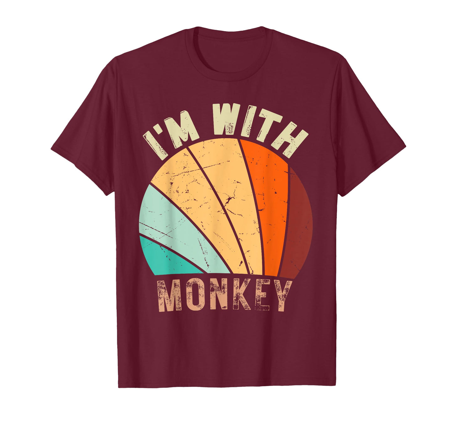 I'm with Monkey Funny Design Im with Monkey T-Shirt