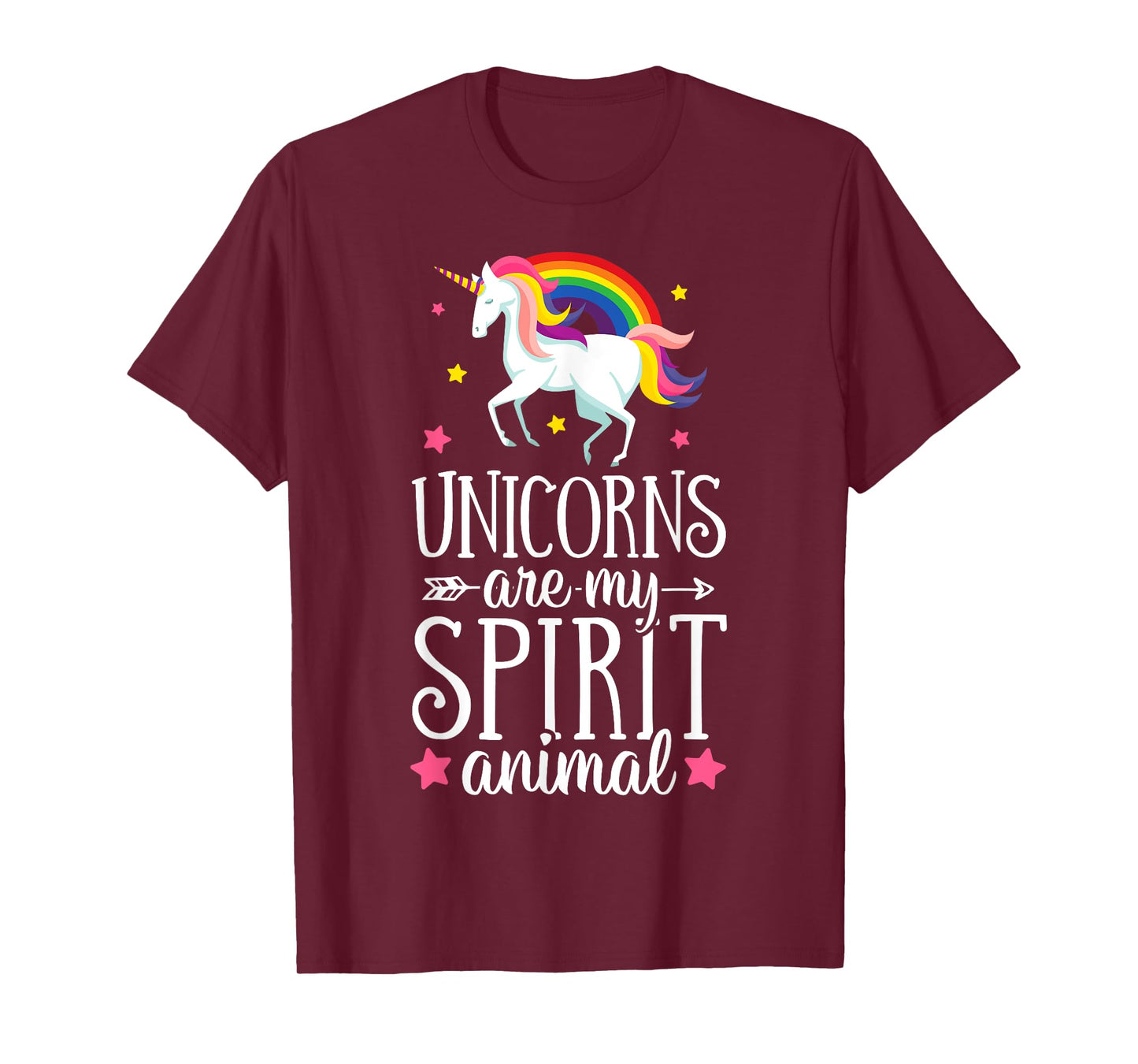 Unicorns Are My Spirit Animal T shirt Unicorn Girls Women T-Shirt