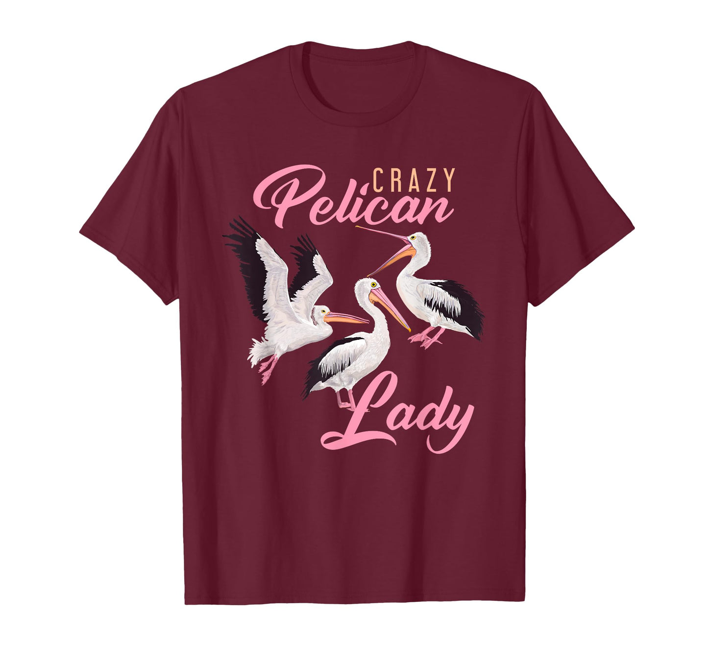 Pelican Lady Ornithologist Women Gift Pelican T-Shirt
