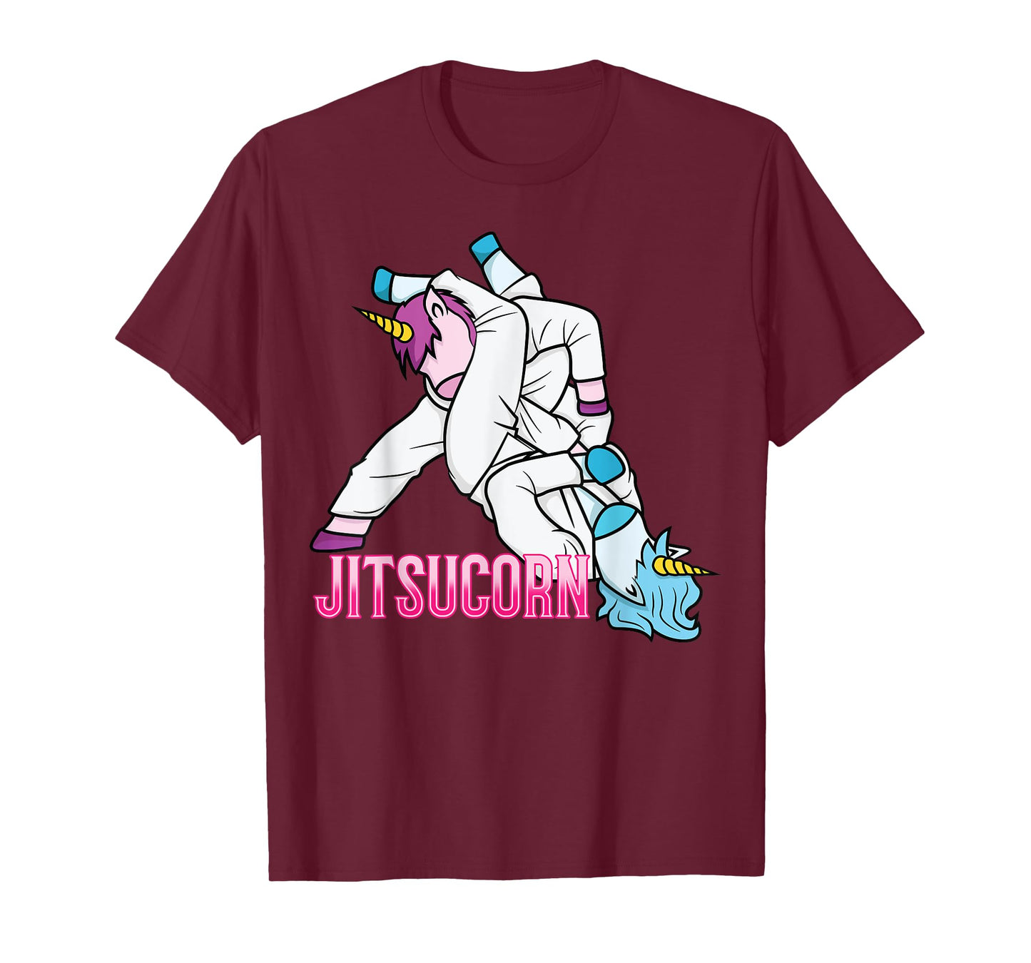 Jitsucorn Unicorn Funny Jiu Jitsu Combat BJJ MMA Girl Gift T-Shirt