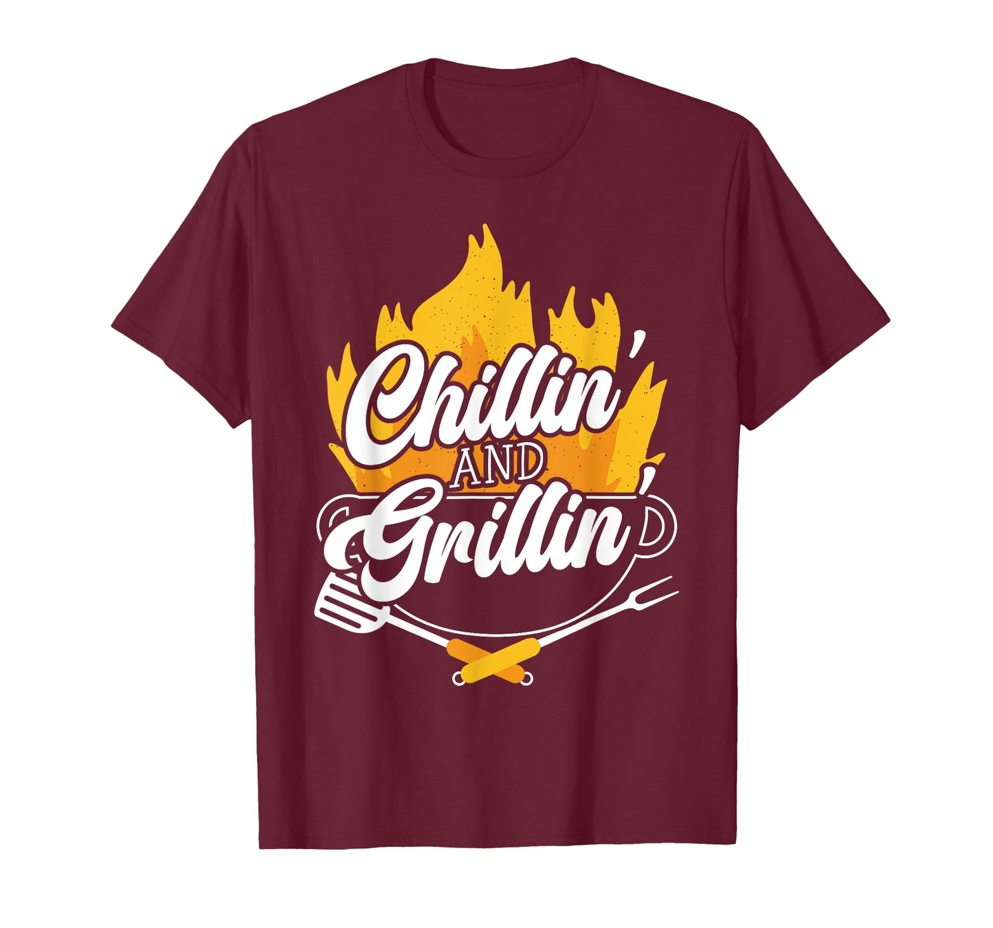 Chillin' And Grillin' BBQ Grillmaster Barbecue T-Shirt