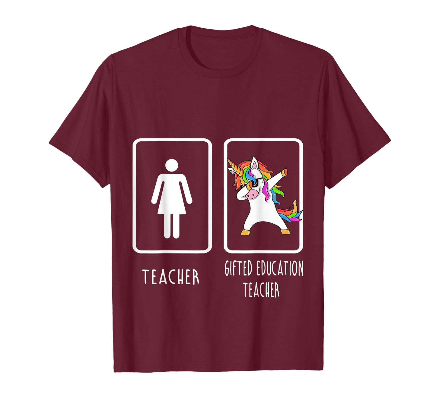 GIFTED EDUCATION TEACHER Unicorn Shirt Men Women Kids T-Shirt
