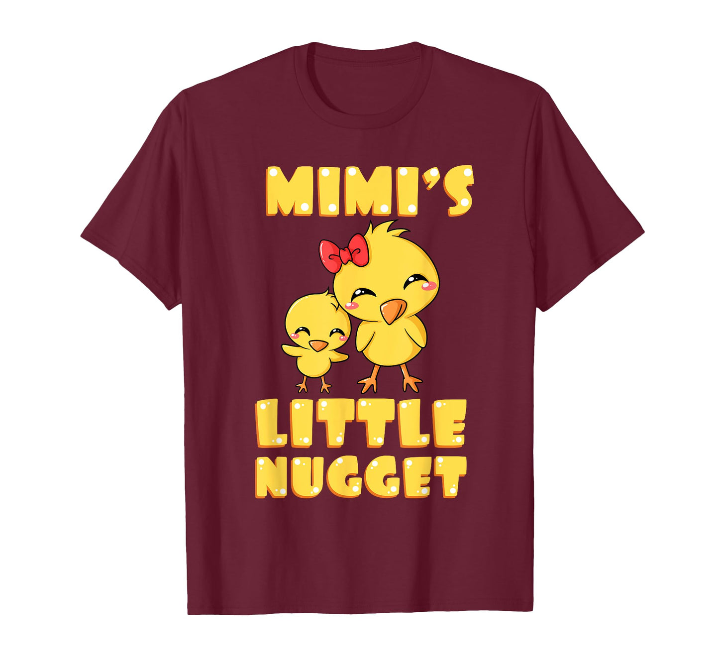 Mimi's Little Nugget Chicken Lover Grandma Mother's Day T-Shirt