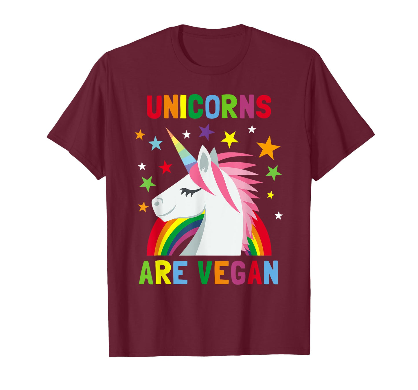 Unicorns Are Vegan Rainbow Plant-based Diet Vegans T-Shirt