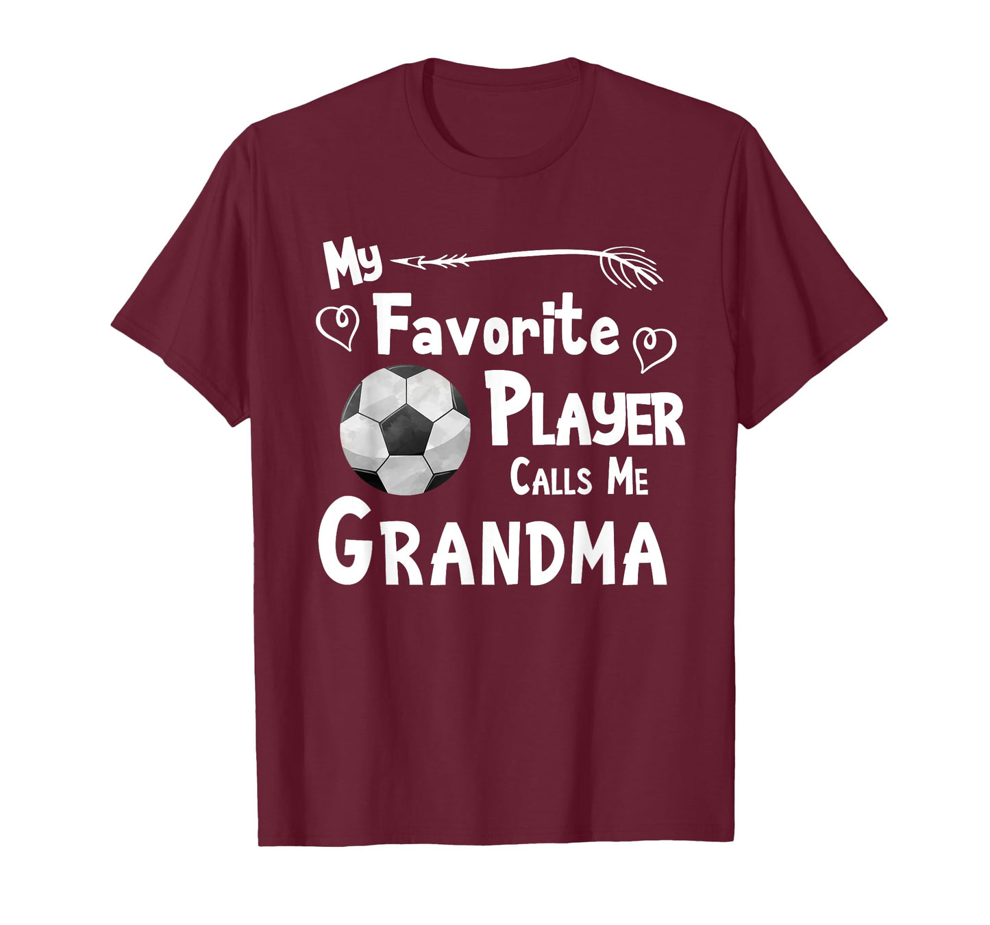 Grandma Soccer Football Game Fan Sports Favorite Player T-Shirt