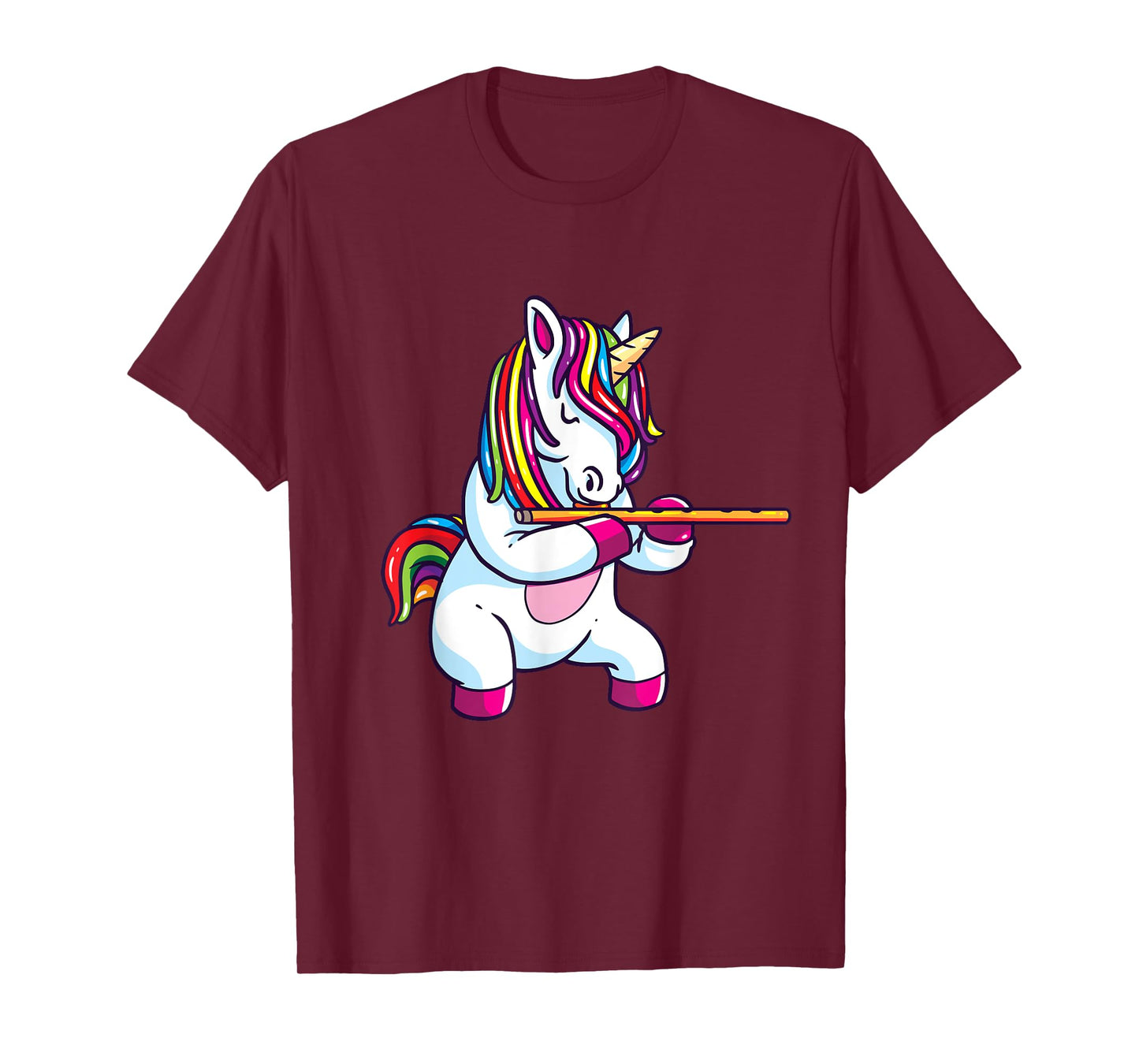 Flute Gift Shirt Marching Chapel Flute Unicorn T-Shirt