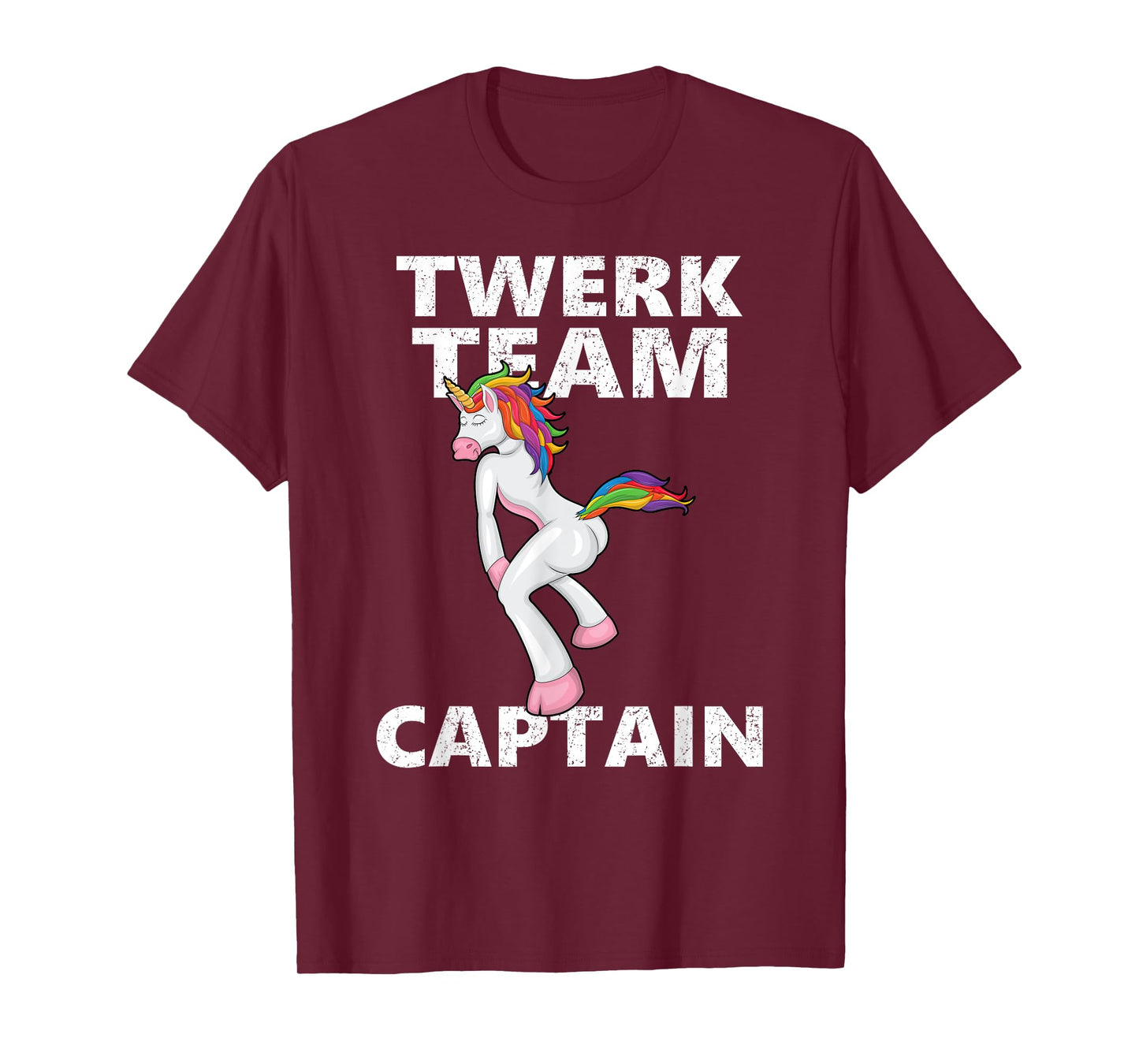 Twerk Team Captain Shirt, Funny Unicorn T-Shirt