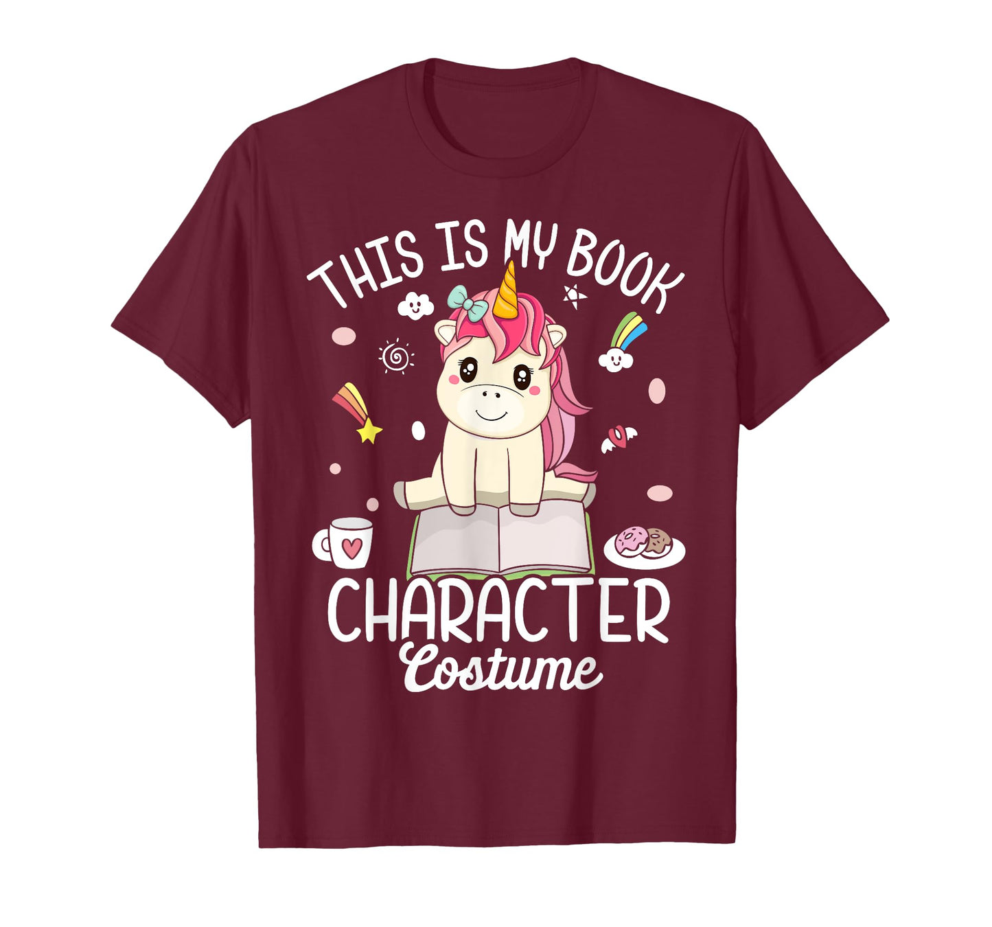 Book Character Costume Book Reader Girl Book Lover T-Shirt