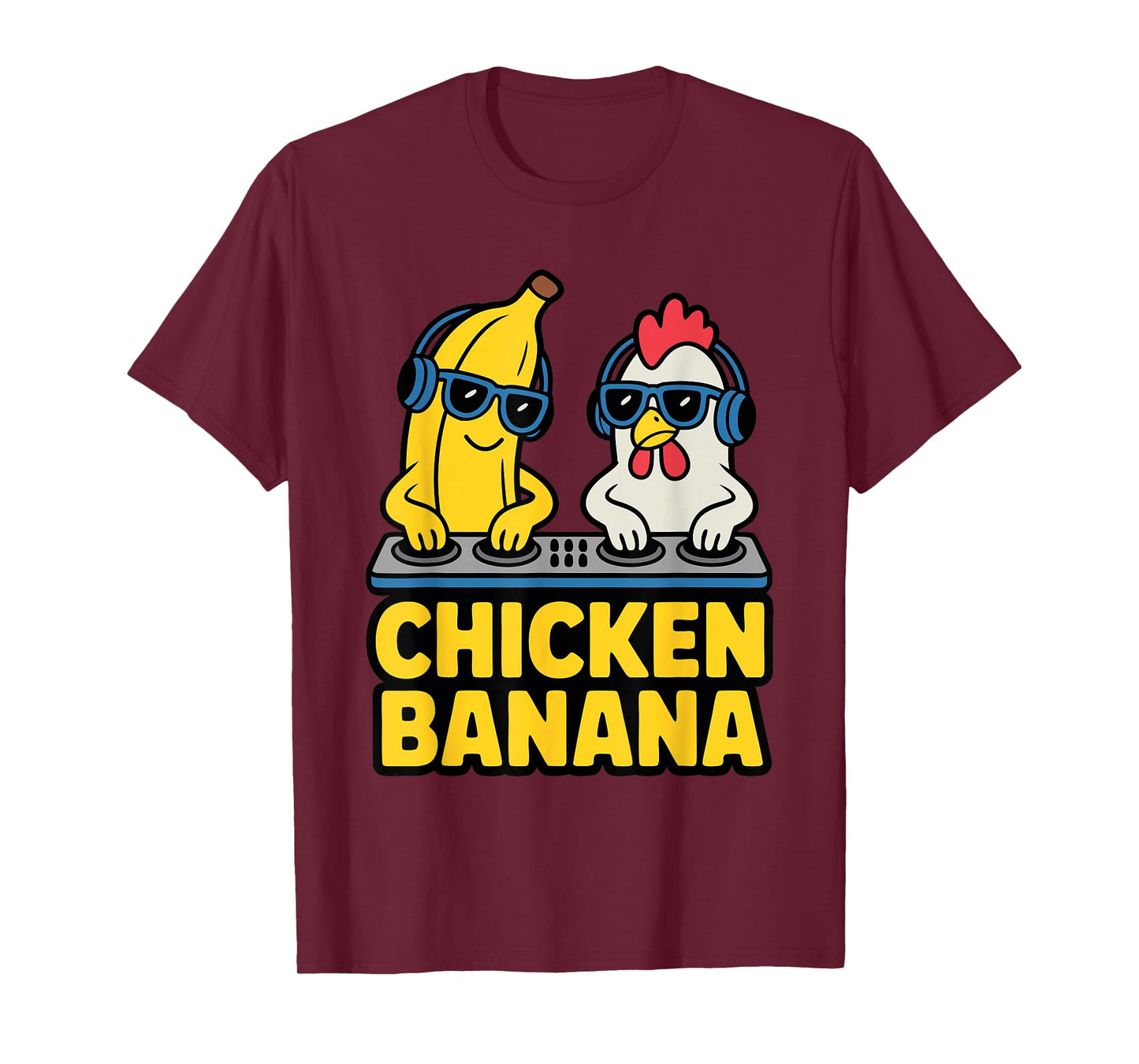 Funny Chicken Banana T-Shirt