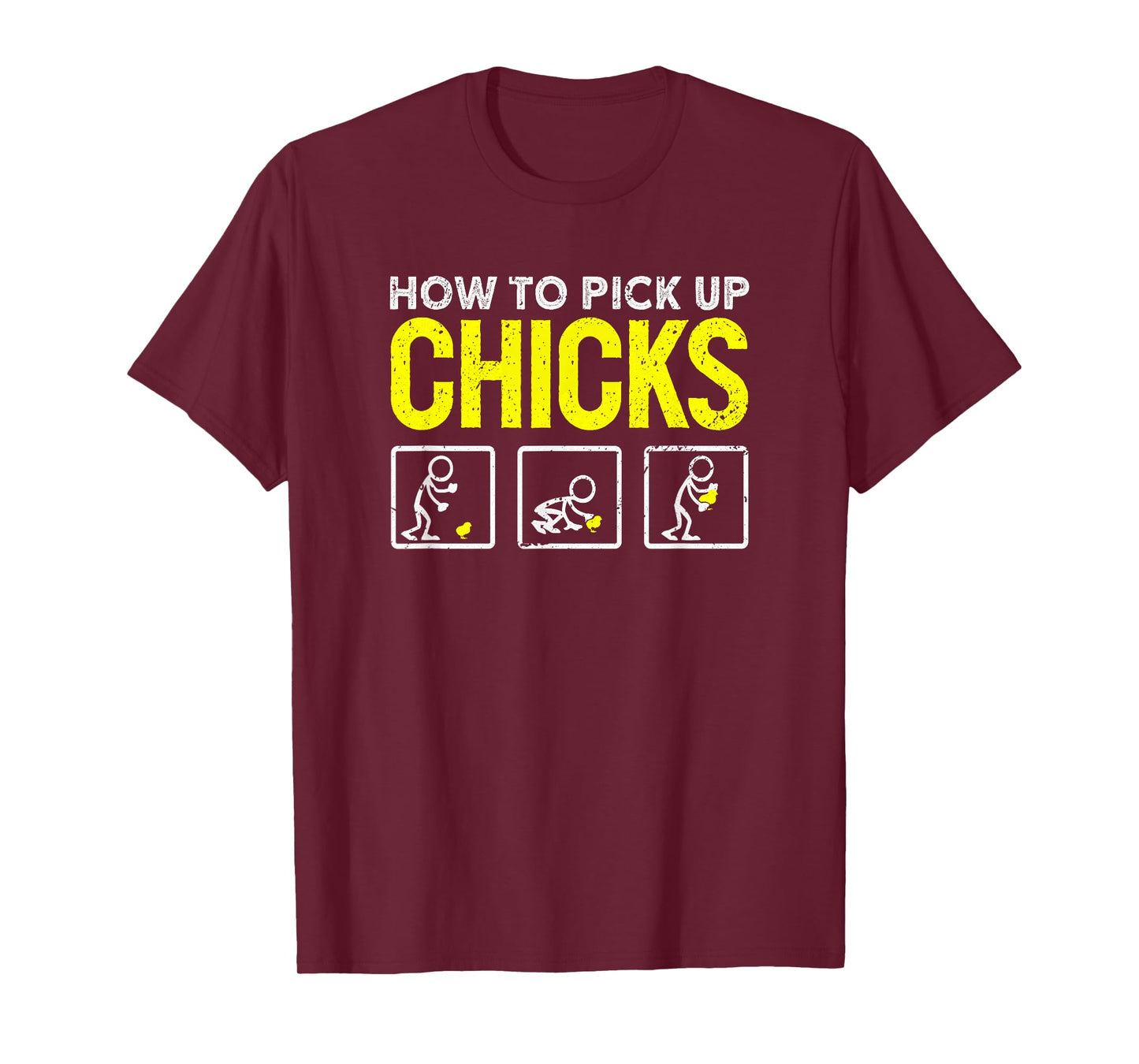 How To Pick Up Chicks Funny Kids Mens Easter T-Shirt