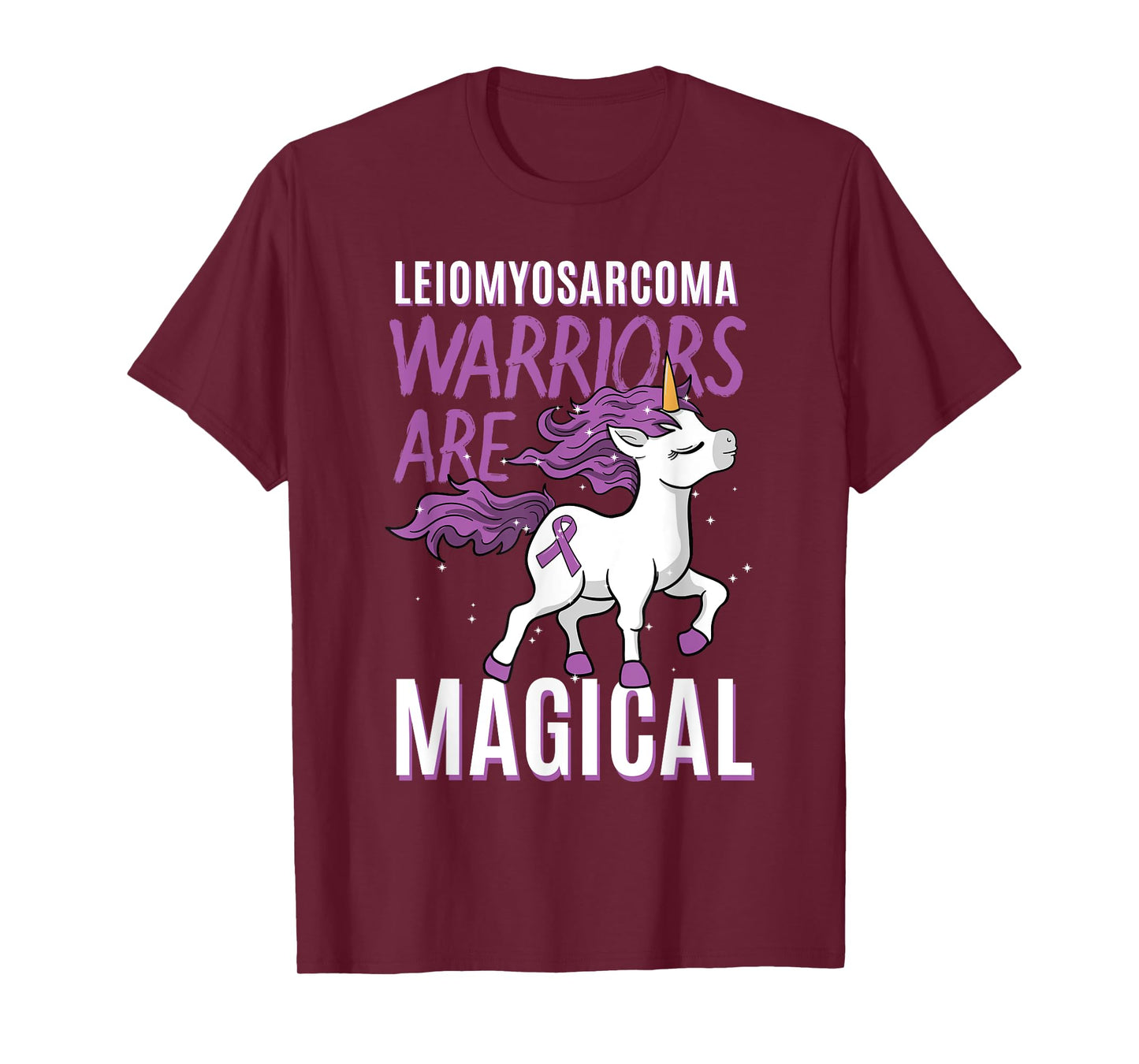 Leiomyosarcoma Warrior LMS Rare Cancer Unicorn Sarcoma Gift T-Shirt