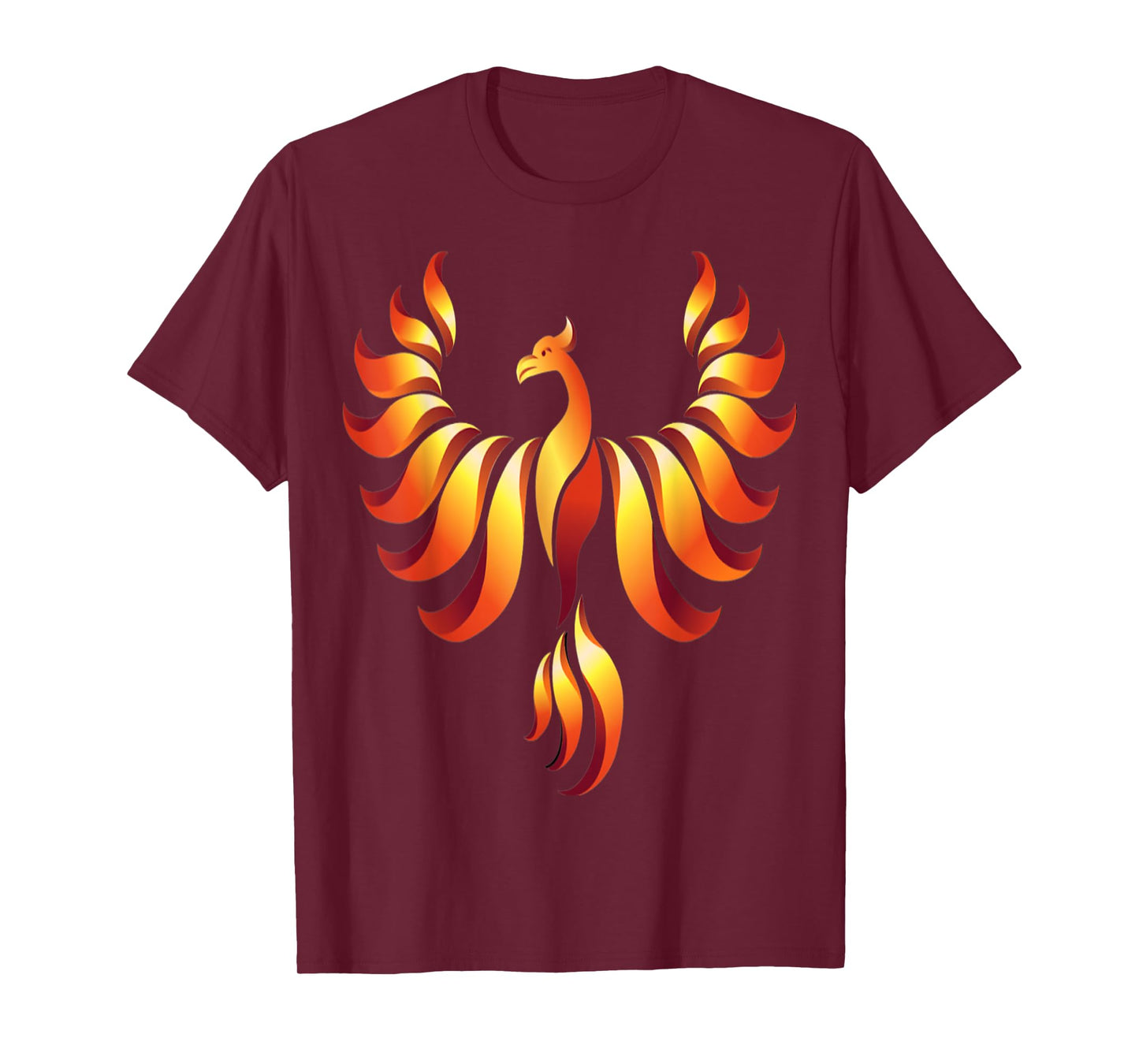 Rising Phoenix Rise from the Ashes Rebirth Symbol T-Shirt