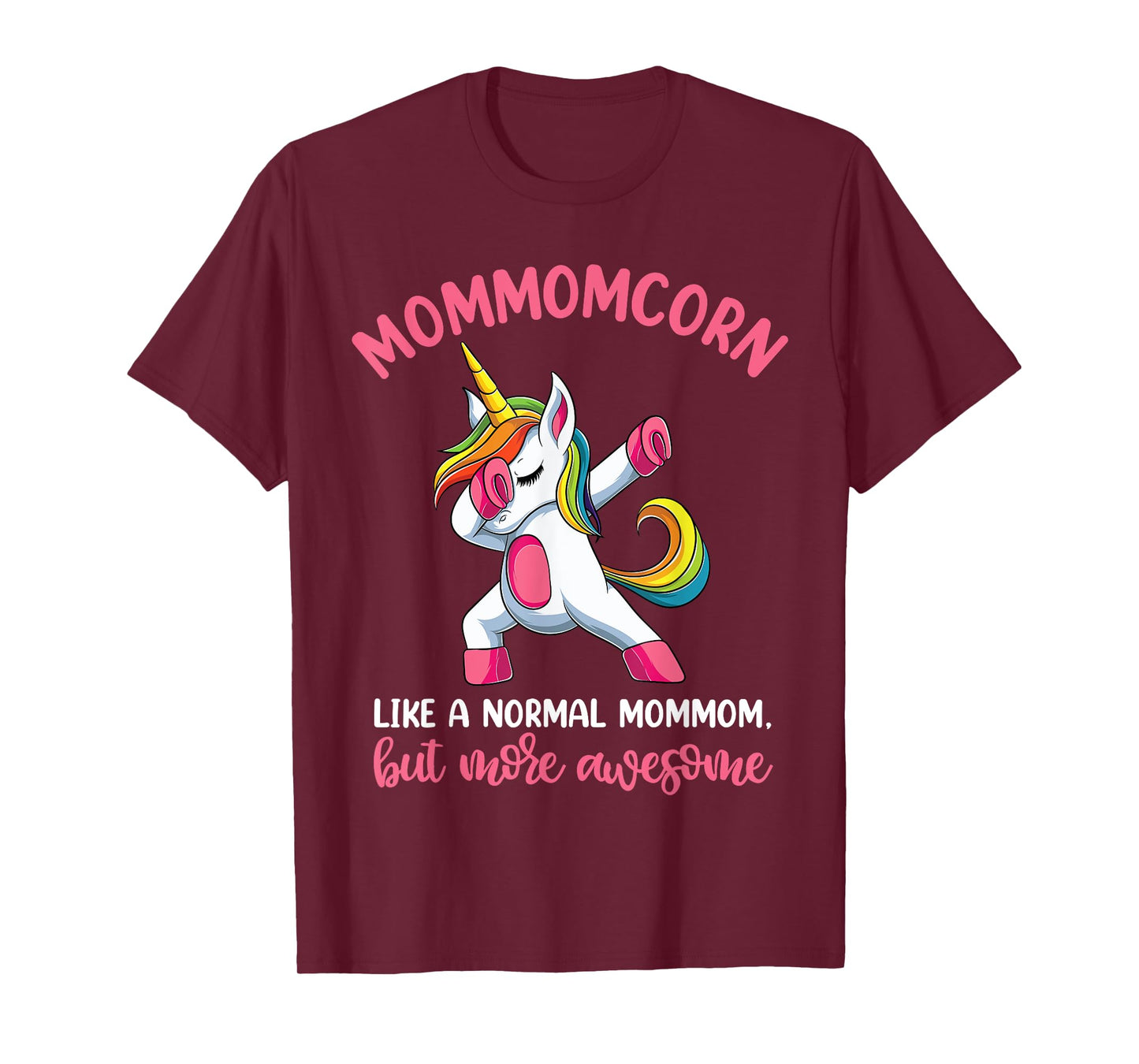 Mommomcorn Mommom Unicorn Shirts, Unicorn Birthday T-Shirt
