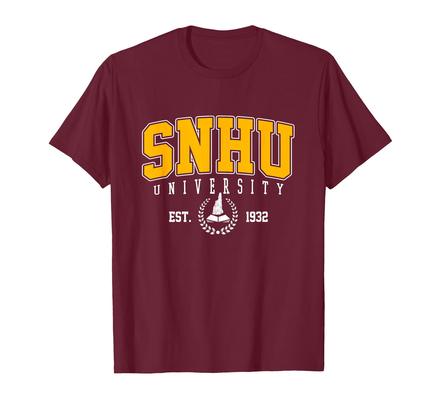 SNHU Arch Retro Collegiate Athletic Sports Tee Men Women T-Shirt