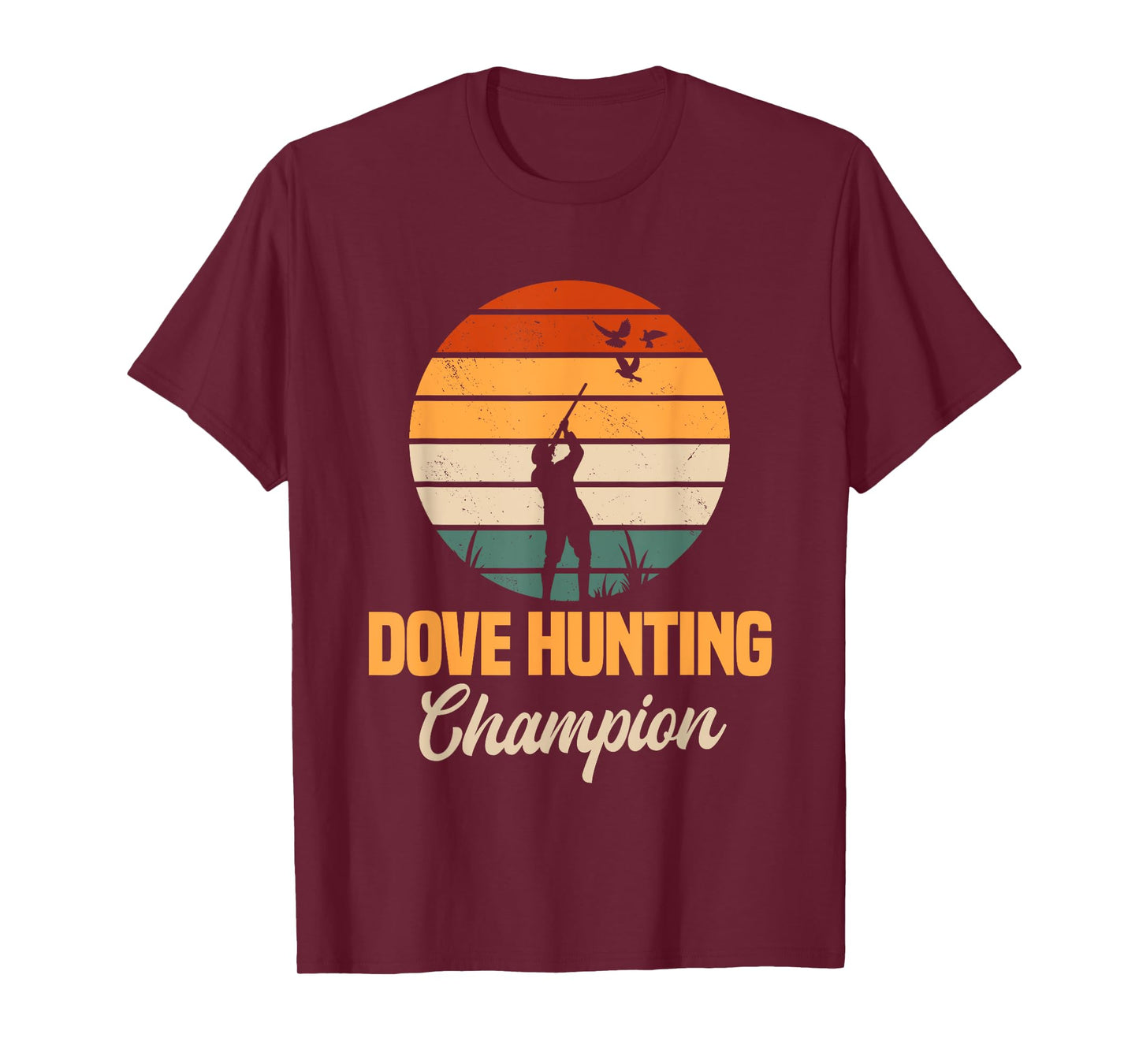 Dove Hunting Retro Vintage Bird Pigeon Hunter Huntress T-Shirt