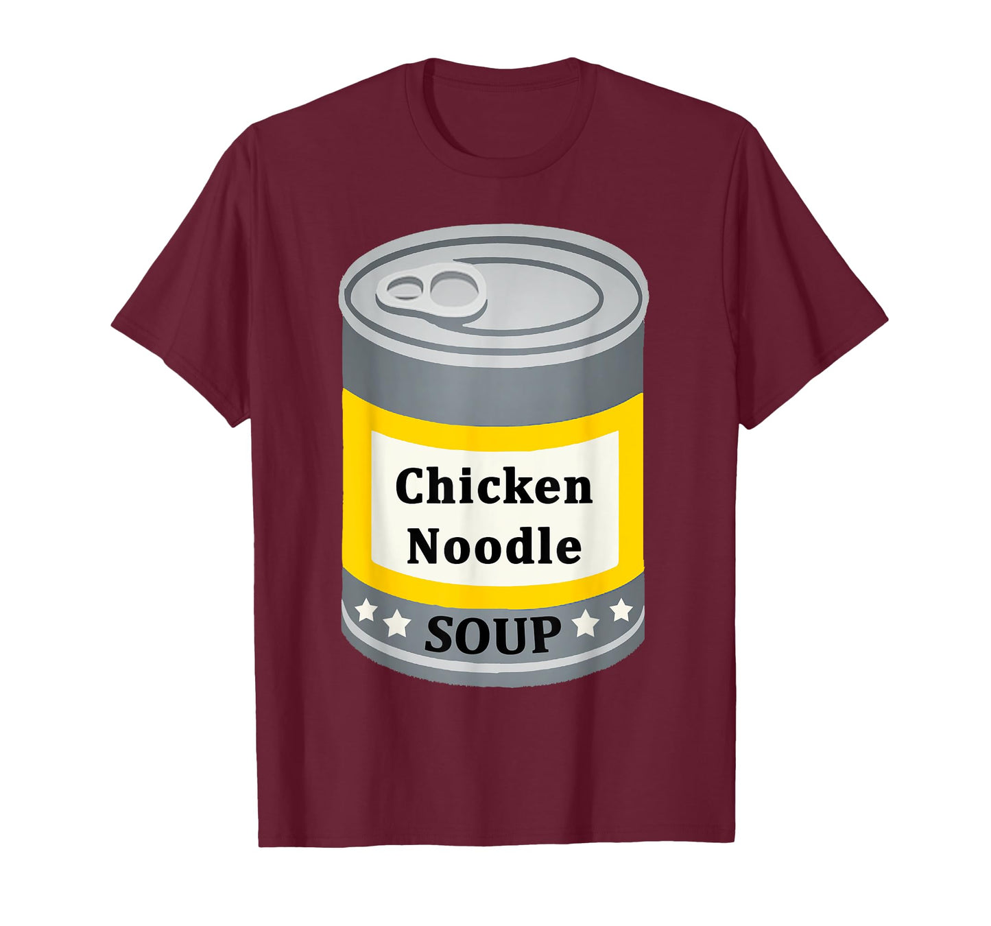 Chicken Noodle Canned Soup Fun Last Minute Halloween Costume T-Shirt