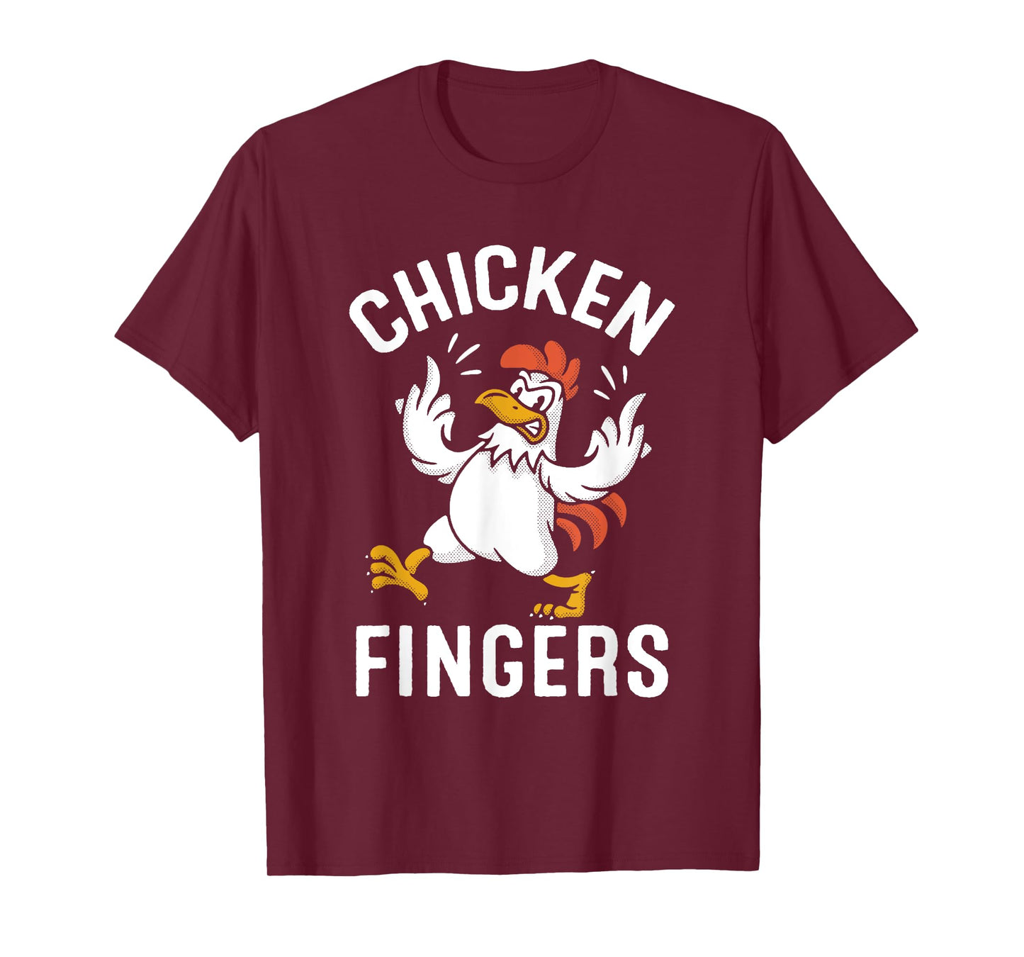 Chicken Fingers Funny Middle Finger Animal T-Shirt