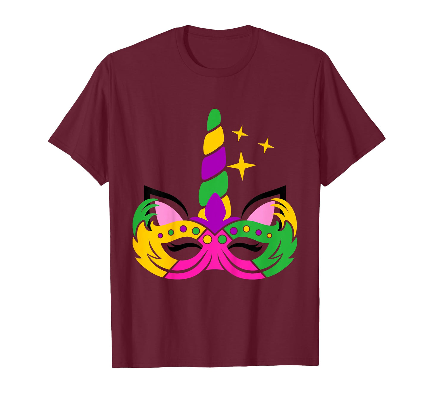 Girls Mardi Gras Unicorn for Baby and Toddler T-Shirt