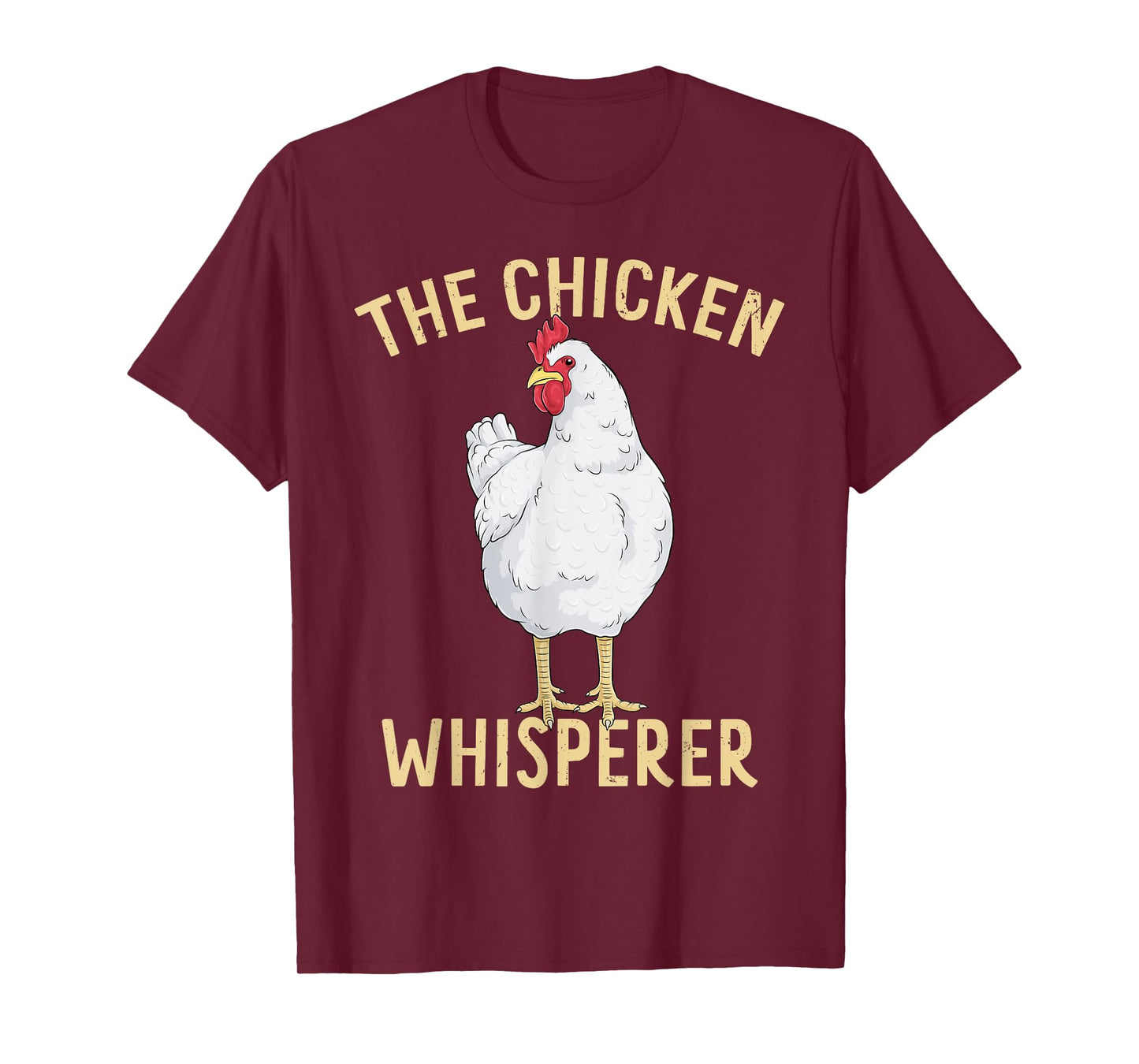 Chicken Whisperer Funny Hen Art Chickens Farmer Farm Animal T-Shirt