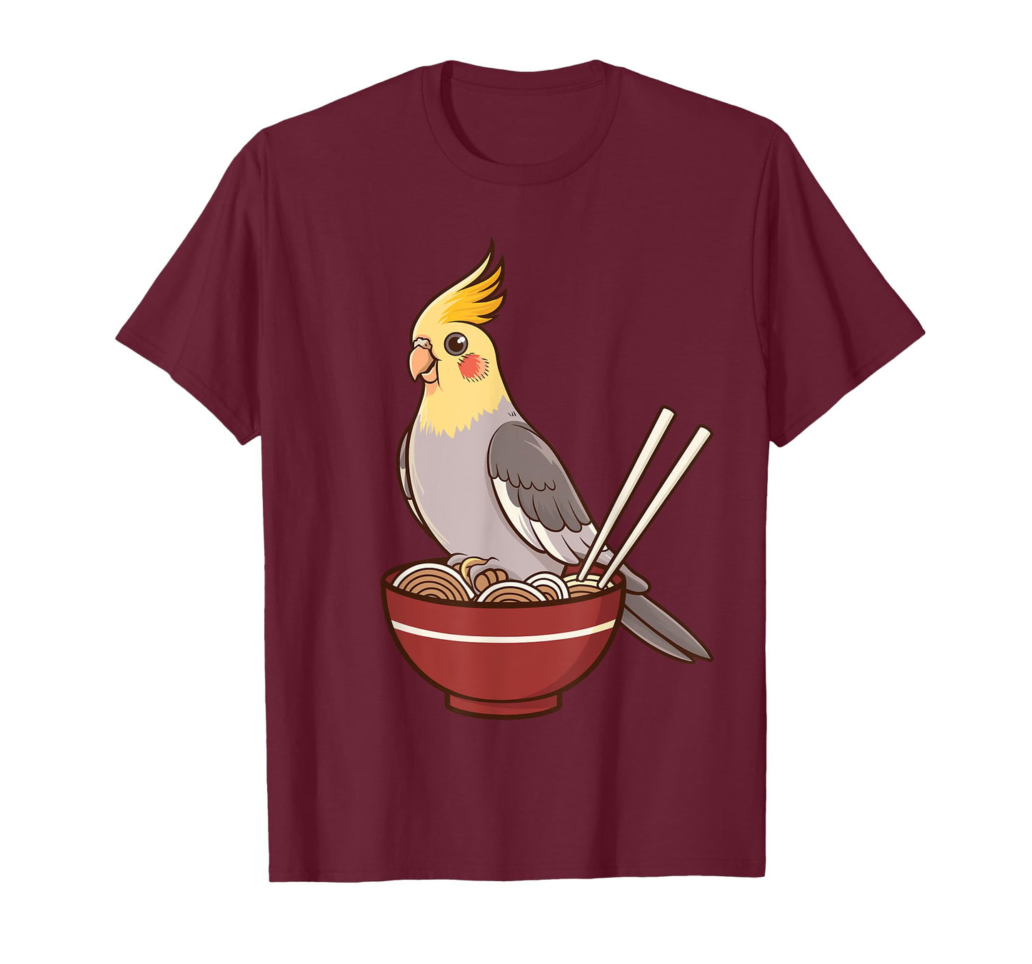 Cute Cockatiel Art For Men Women Kids Cockatiel Bird Lover T-Shirt