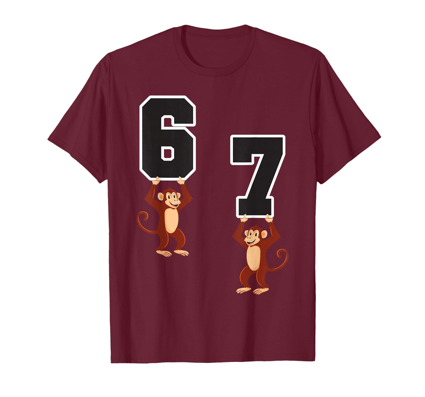 6 7 Funny Matching Teachers Halloween Costume Monkeys T-Shirt