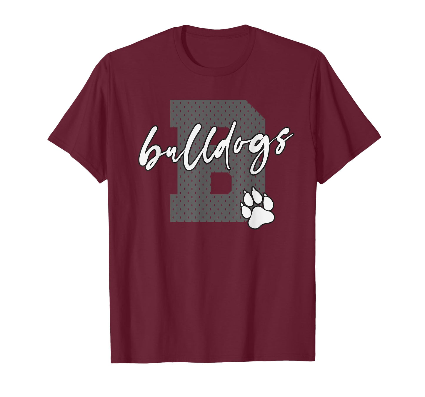 Bulldog Football Baseball Basketball Soccer Bulldogs T-Shirt for Men Women Girls Kids