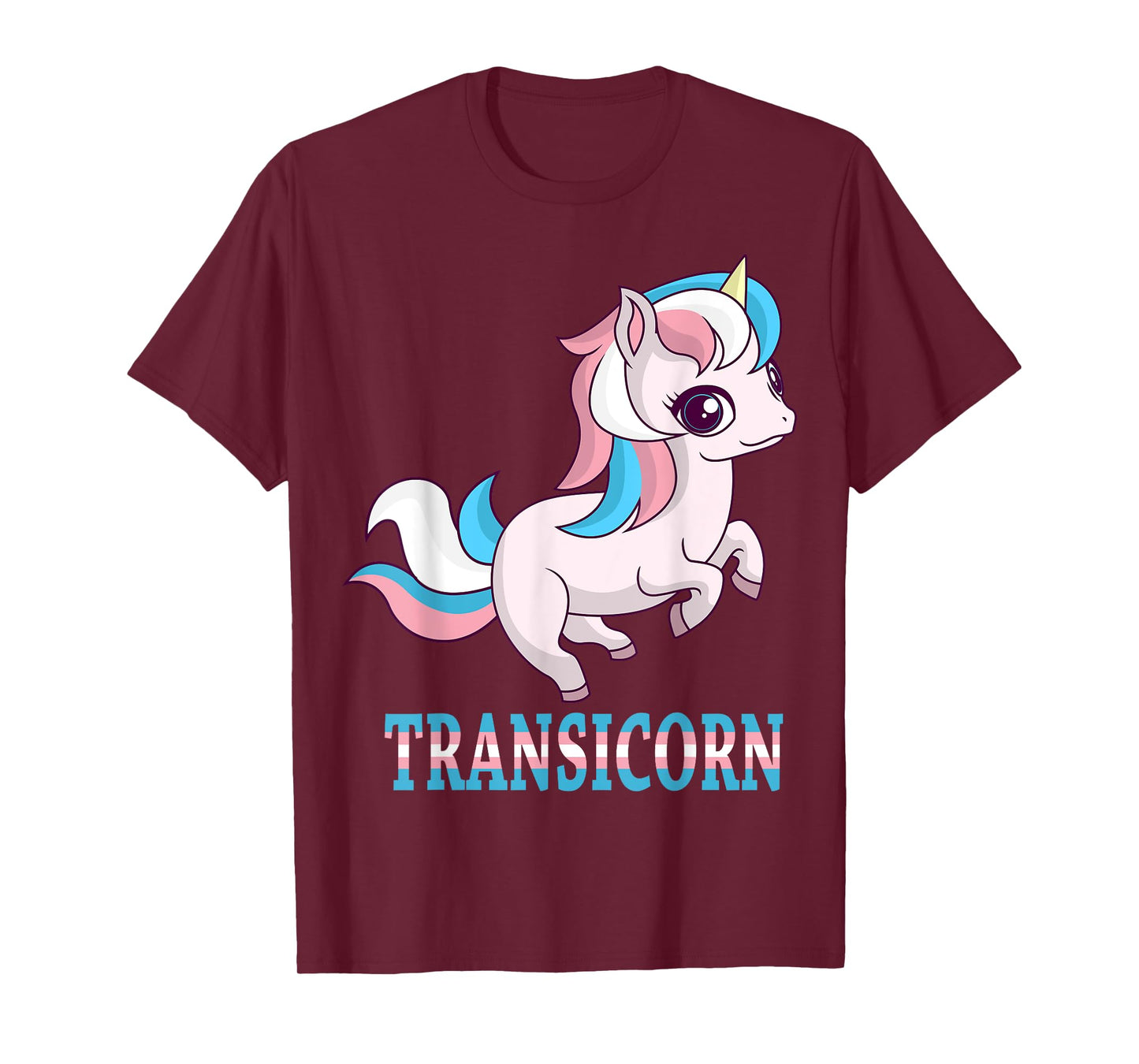 Transicorn Transgender Unicorn LGBTQ Pride Month T-Shirt