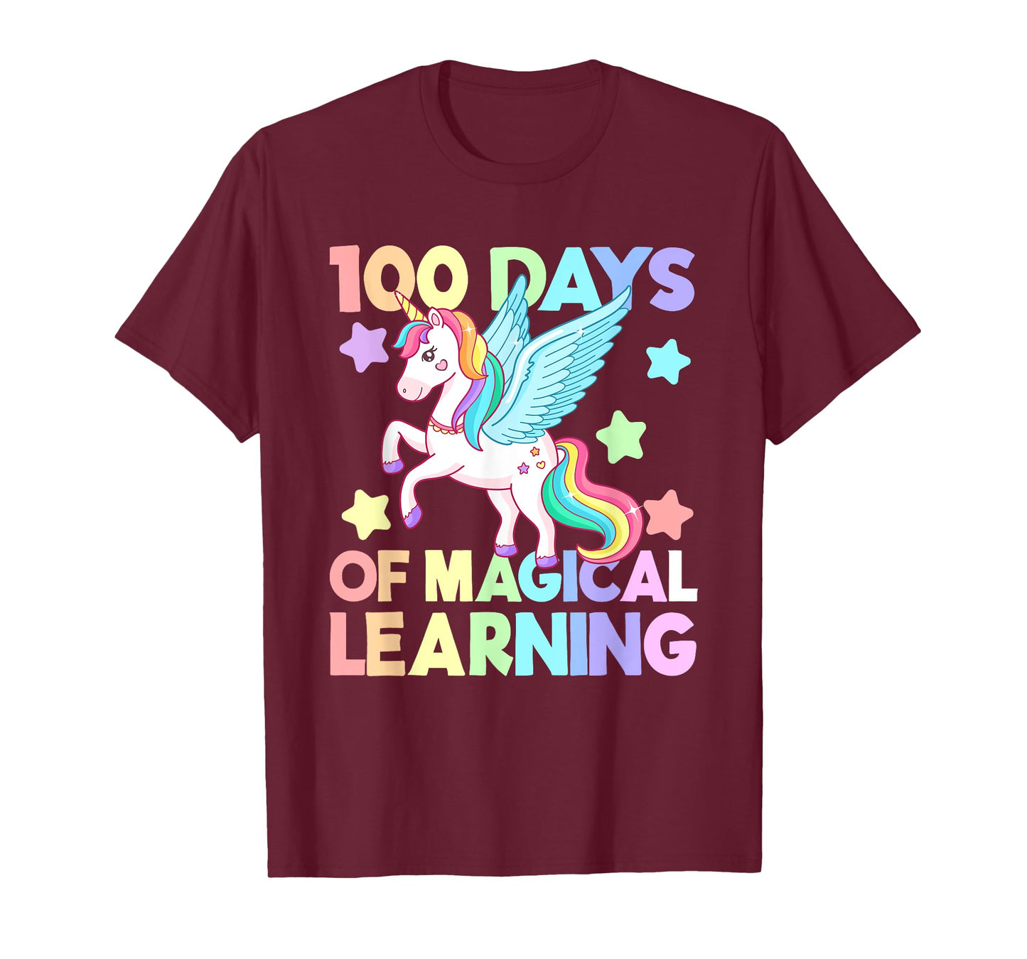 100 Days Of Magical Learning , 100 Days Of School Unicorn T-Shirt