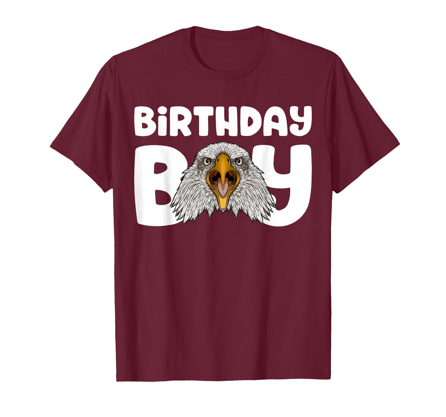 Eagle Birthday Boy Party Bird Kids Boys Bald Eagle Birthday T-Shirt