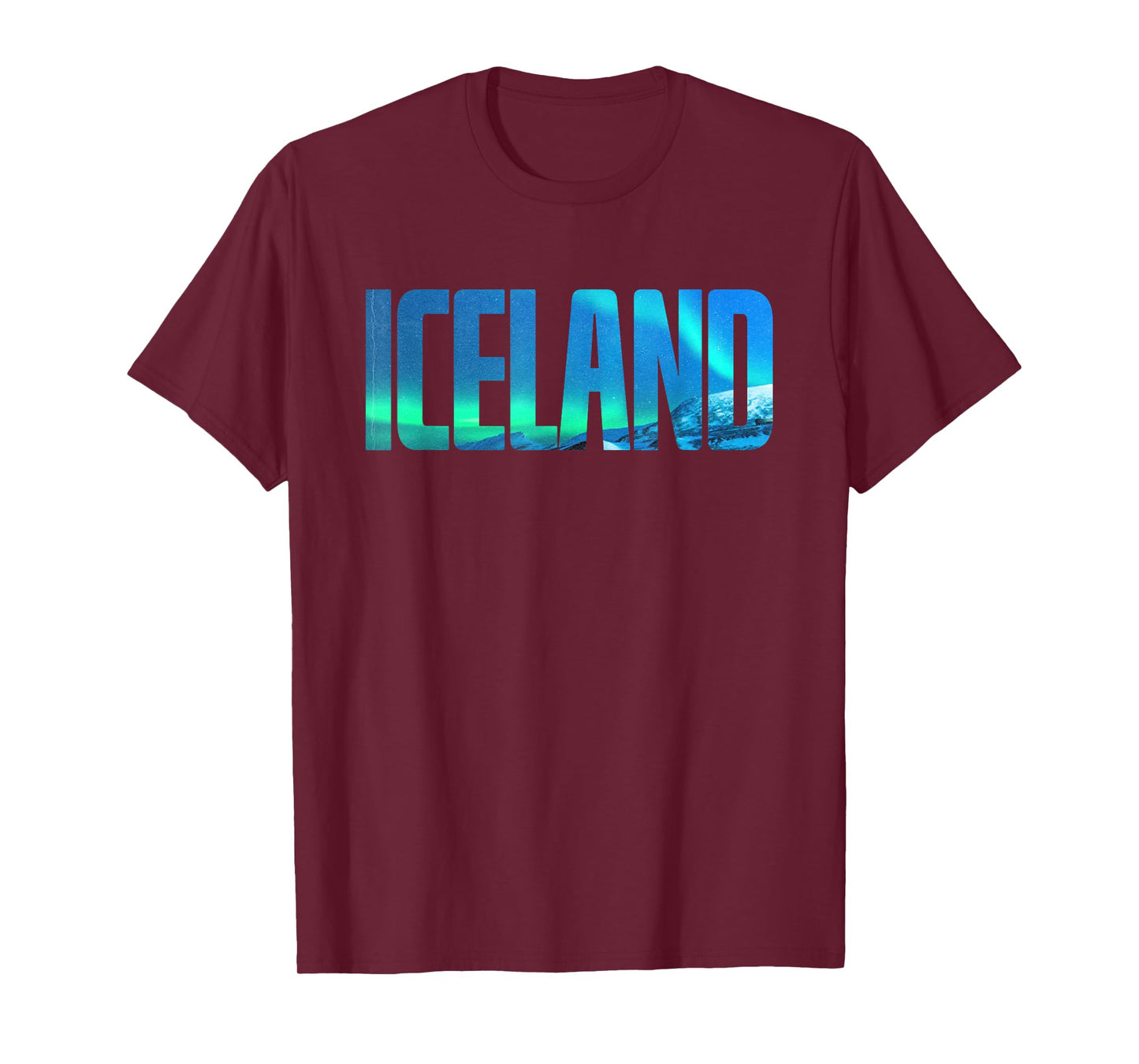Icelandic Lights Reykjavik Vacations Iceland T-Shirt