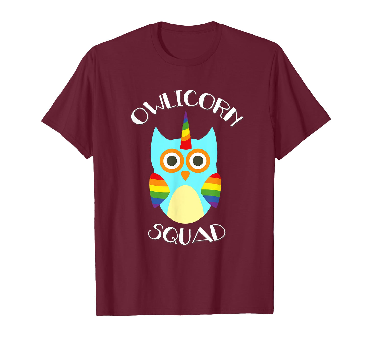 Owlicorn Owl Unicorn Mash Up Squad Shirt T-Shirt