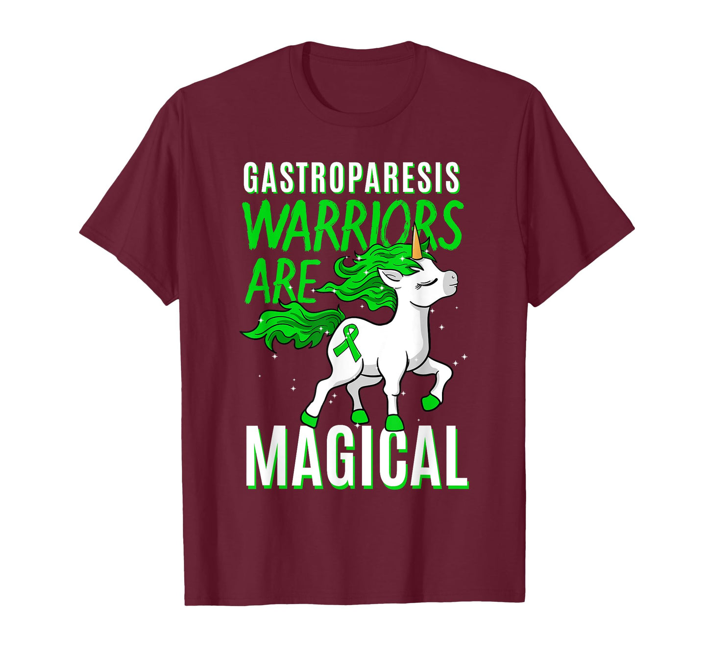 Gastroparesis Awareness Stomach Paralysis Unicorn Lover Gift T-Shirt
