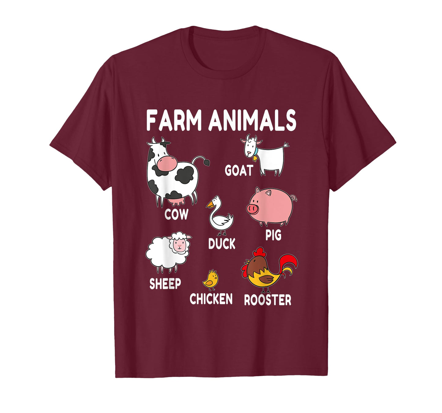 Funny Farm Animals Toddler T-Shirt