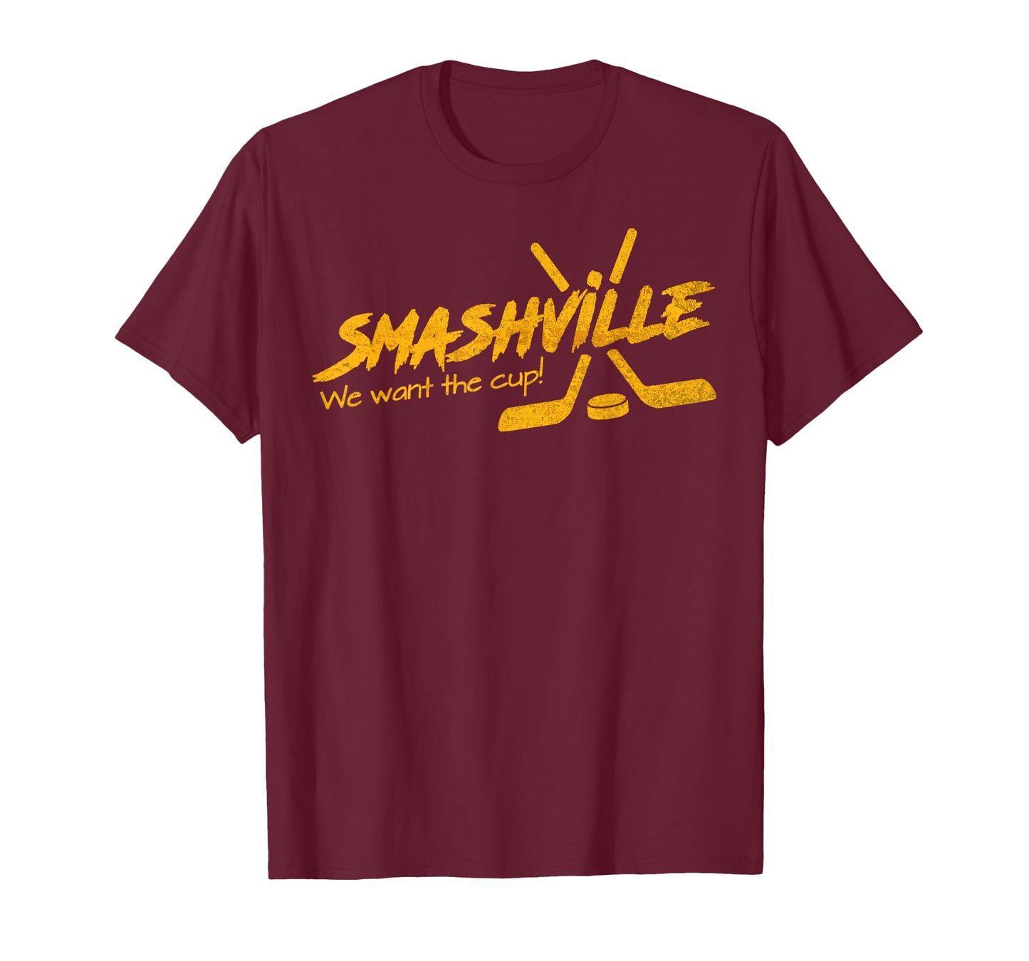 Nashville Hockey Shirts: Smashville We want the cup! T-Shirt