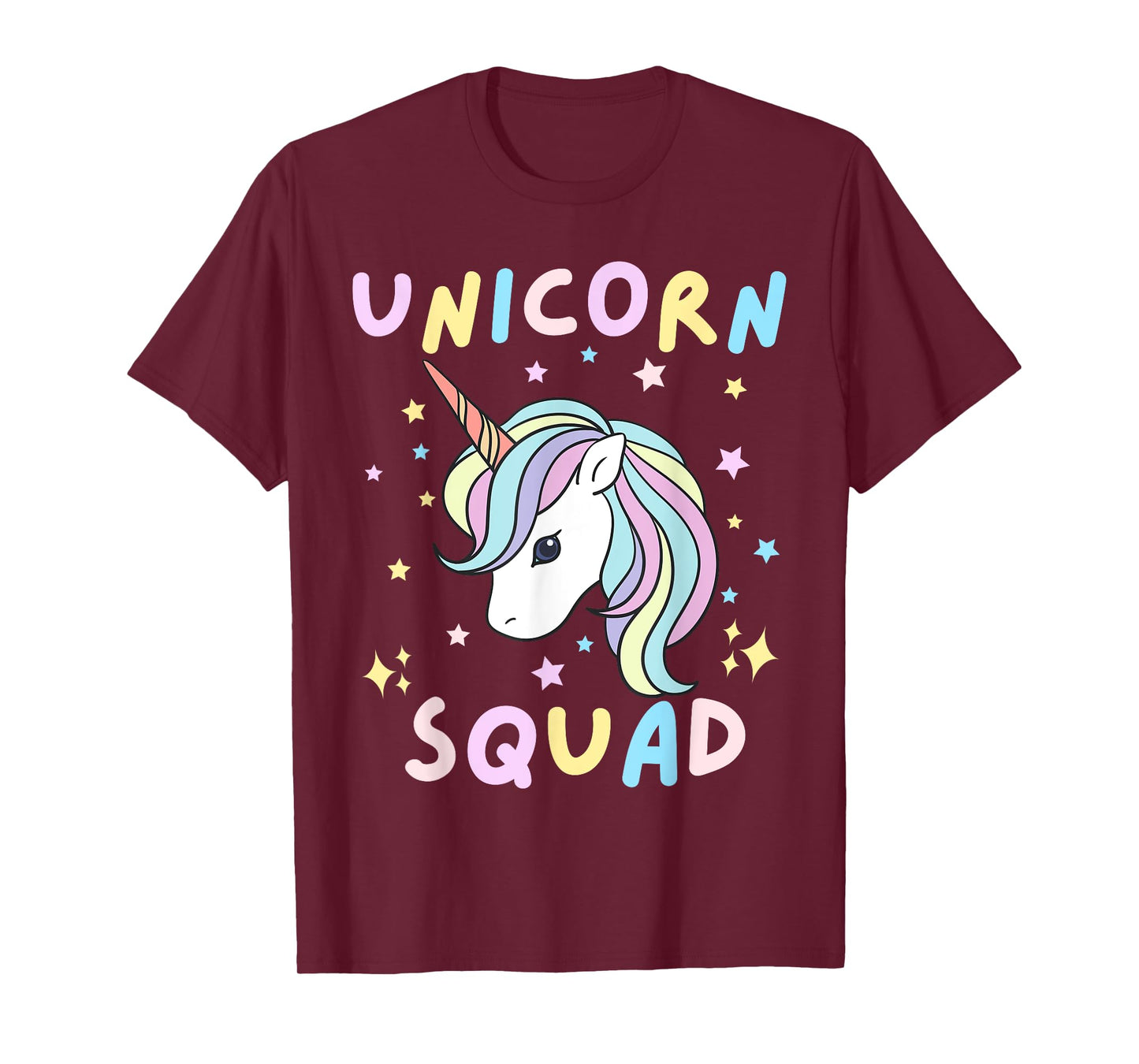 Unicorn Squad Cute Rainbow Lover Family Birthday Girls Party T-Shirt