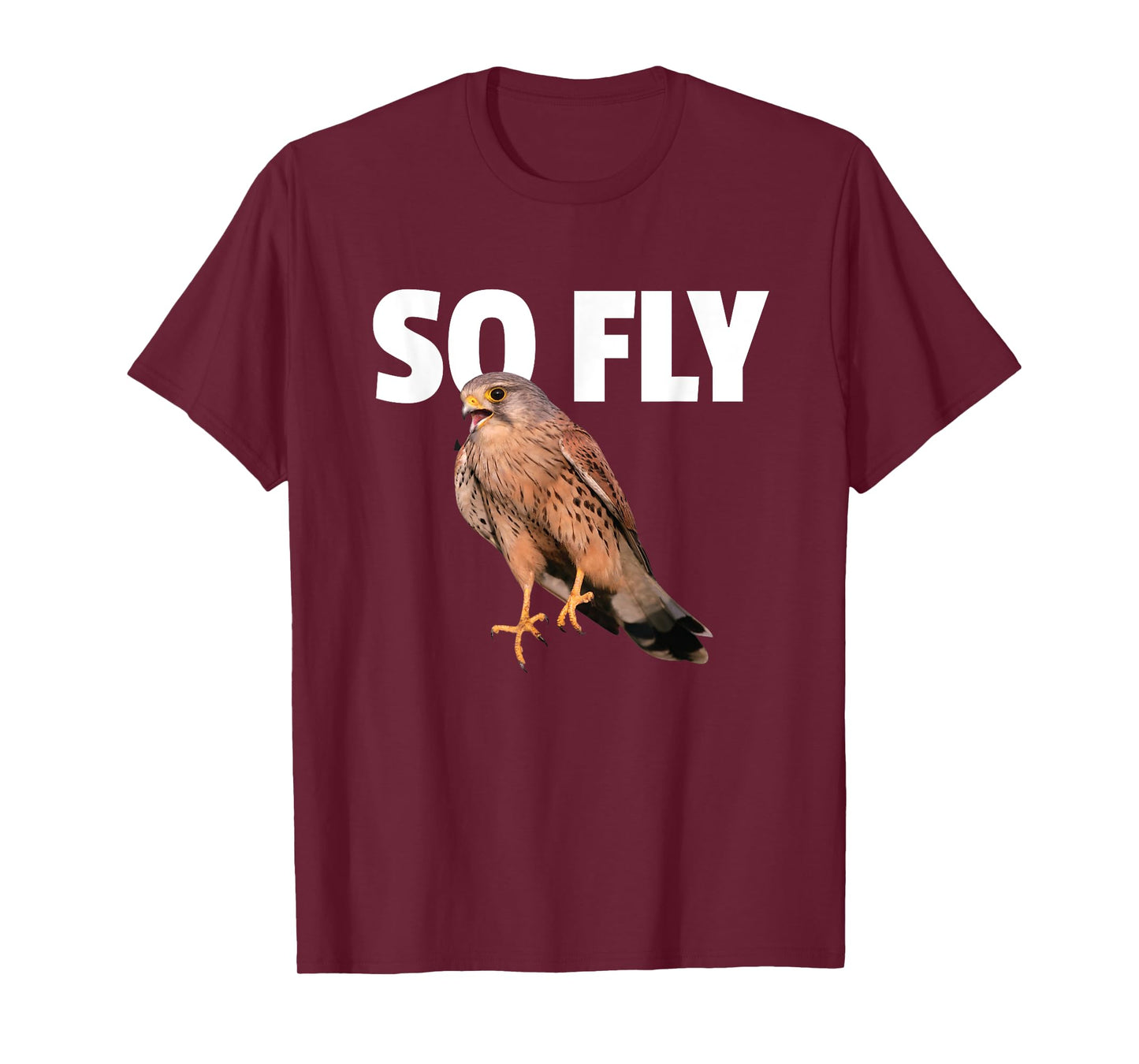 Kestrel Falcon Bird TShirt Birdwatching Gift So Fly T-Shirt