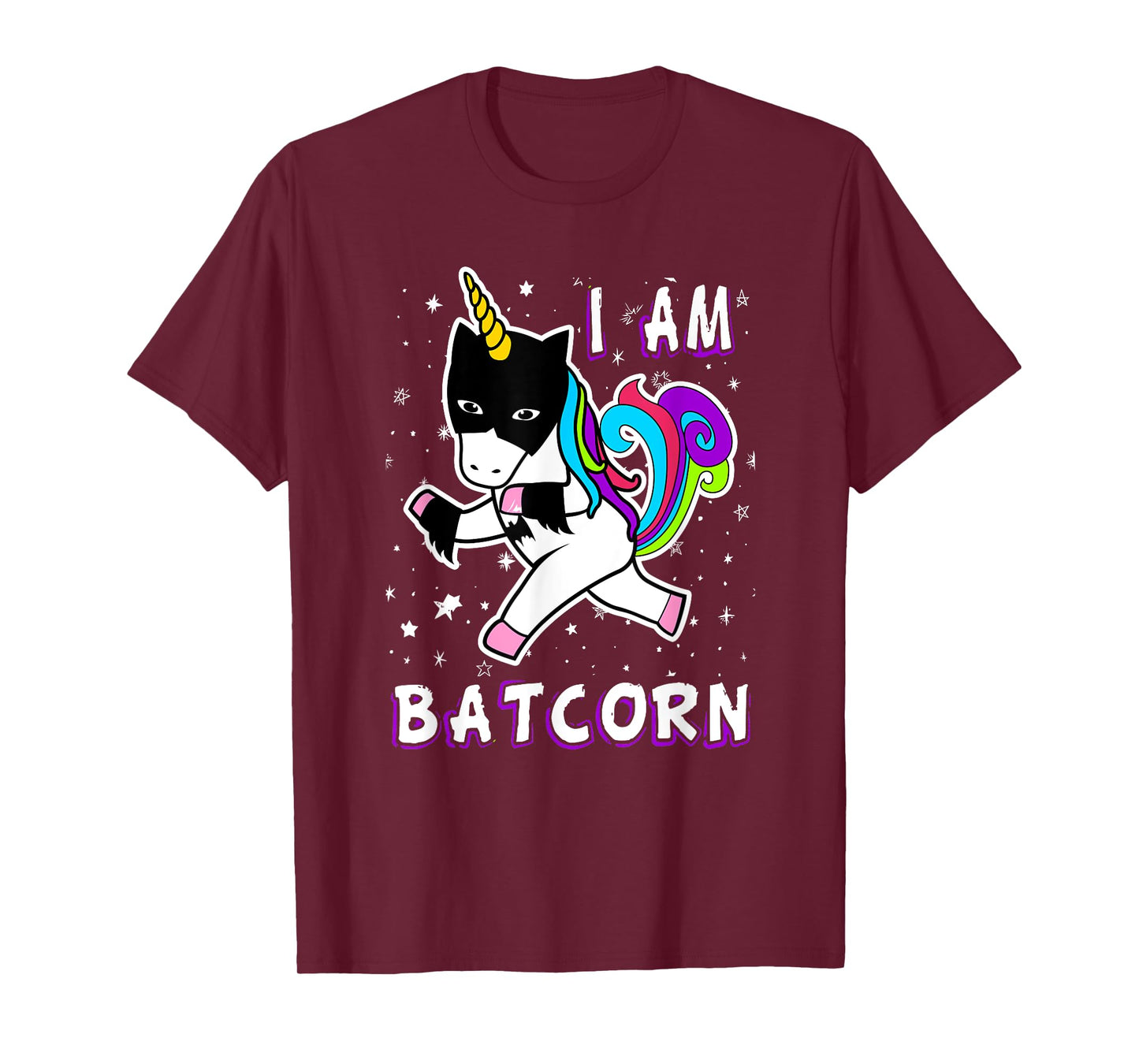 I Am Batcorn Bat Unicorn Superhero Costume T-Shirt T-Shirt