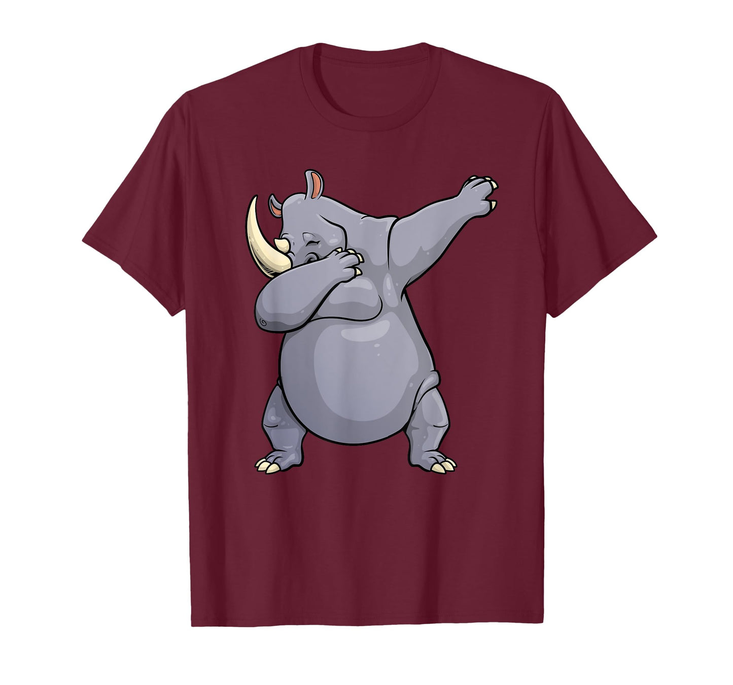 Funny Dabbing Rhinoceros Design For Men Women Rhino Lovers T-Shirt